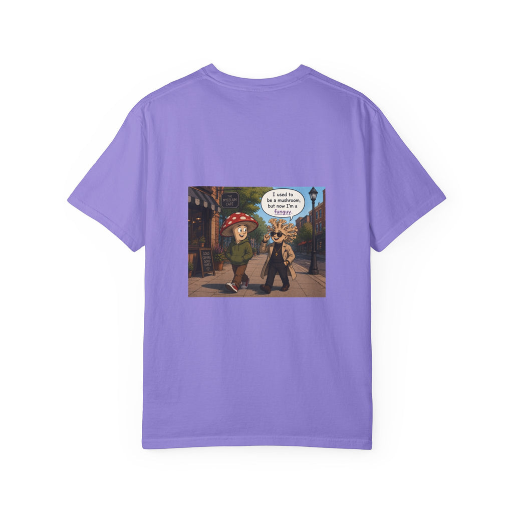 Mushroom to Funguy Graphic T-Shirt Mushroom - friends at the mycelium café Set 1