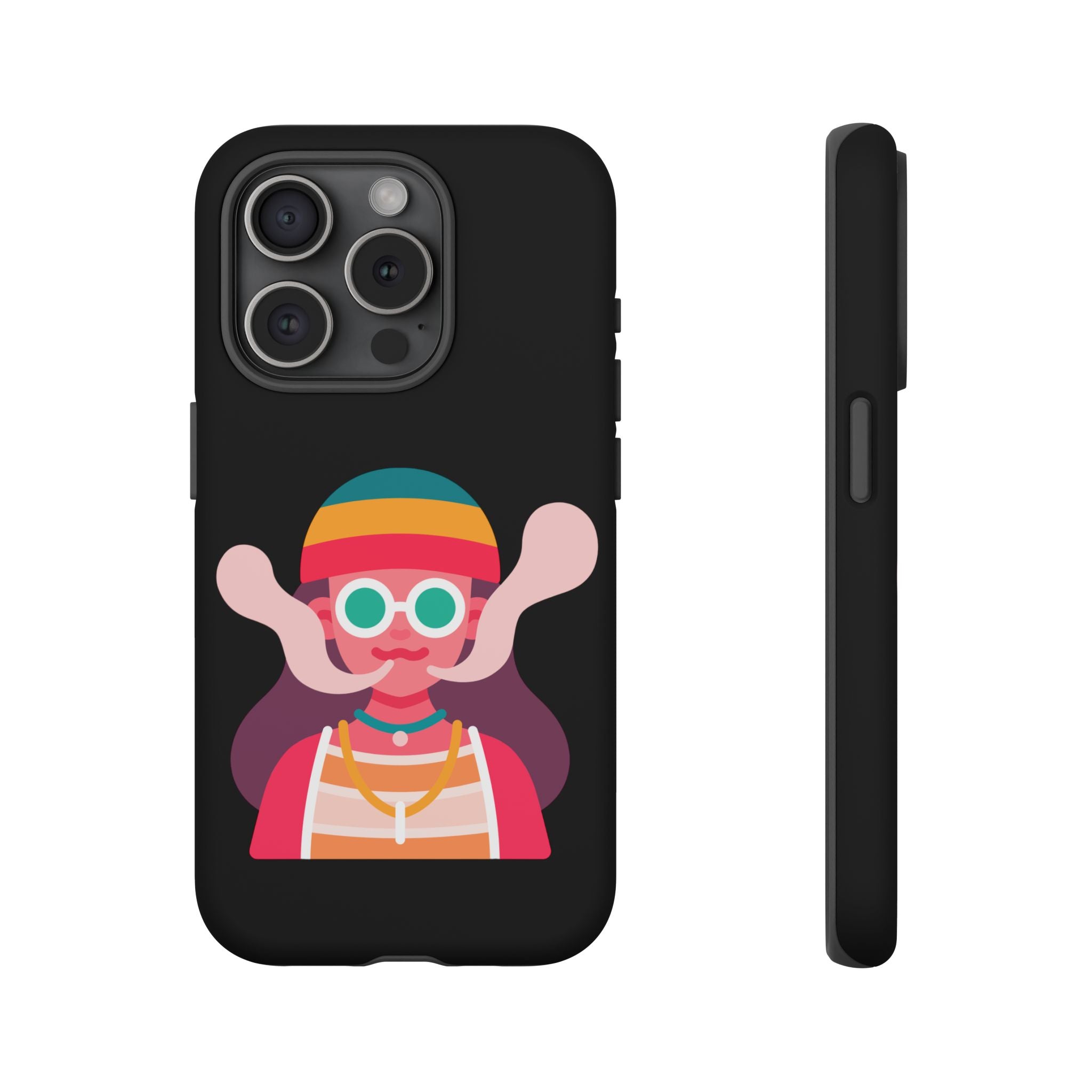 Black with Lil Stoner Tough Cases for iPhones