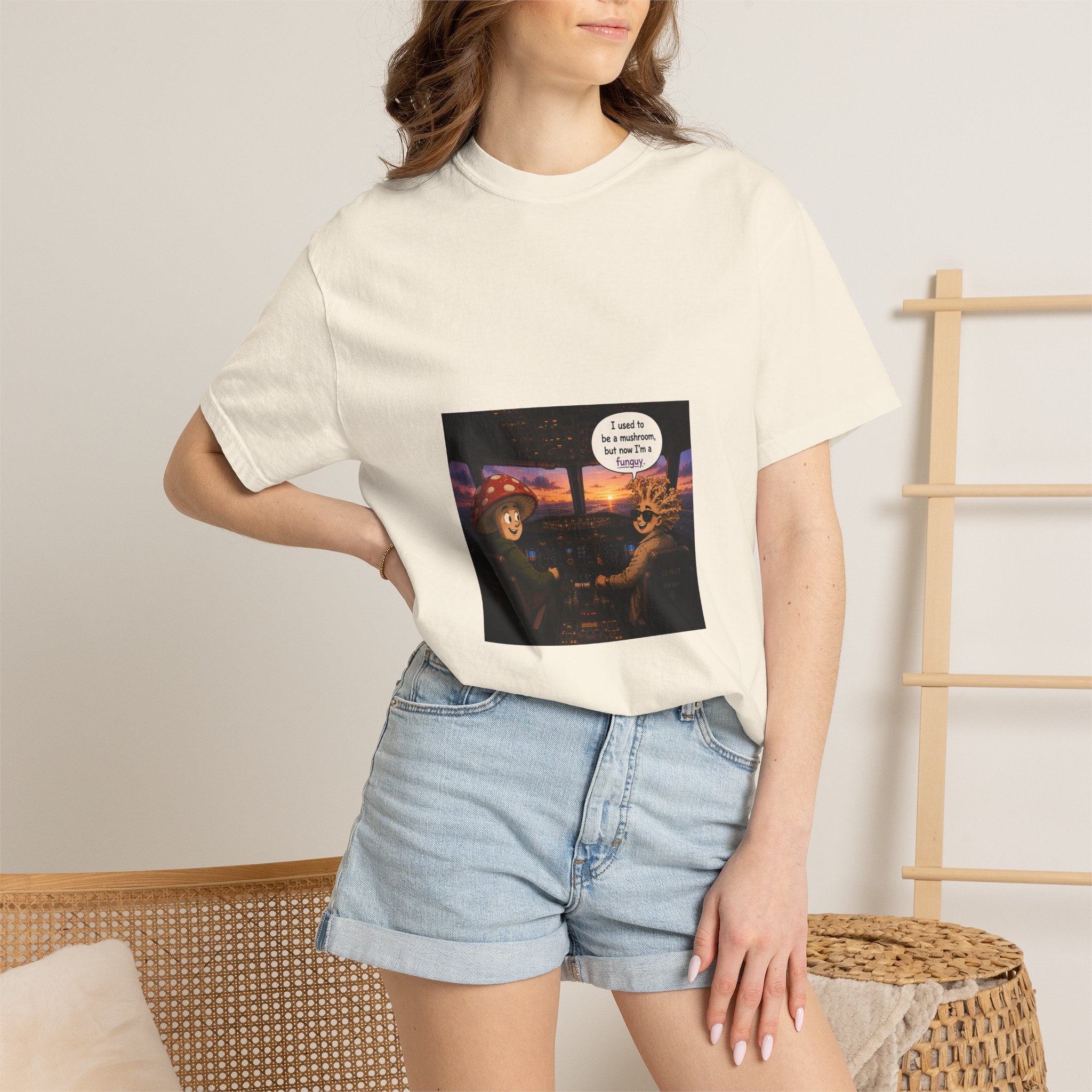 Mushroom to Funguy Graphic T-Shirt Mushroom