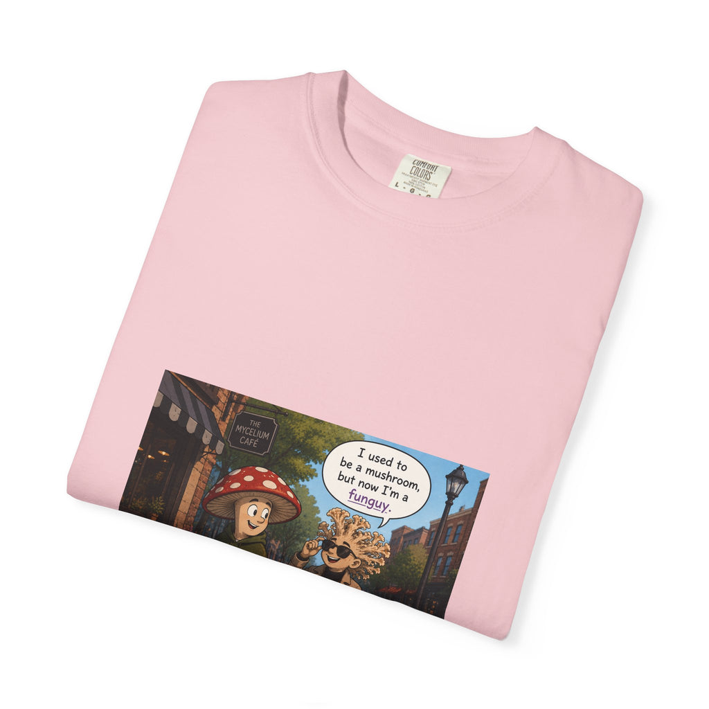 Mushroom to Funguy Graphic T-Shirt Mushroom - friends at the mycelium café Set 1