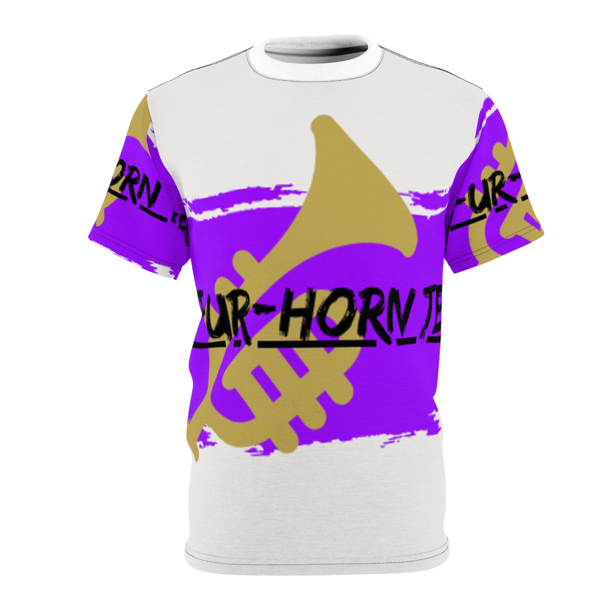 Toot Your Horn Unisex Cut & Sew Tee, Music Lover's Shirt, Unique Graphic Tee, Gift for Musicians, Jazz Inspired Apparel