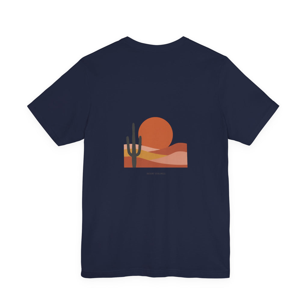 Desert Sunset Minimalist Mesa Tee | Southwestern adobe-inspired wall art