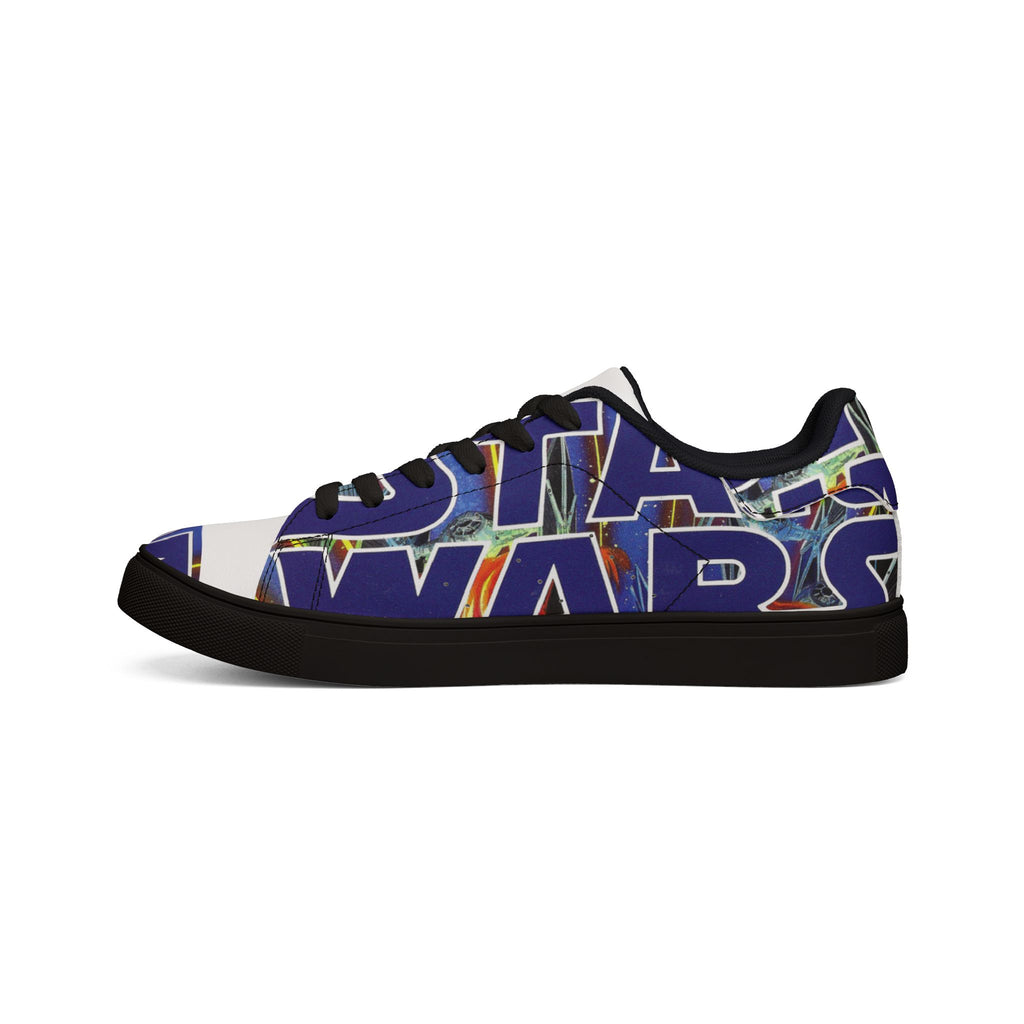 Low-Top Sneakers — Bold Blue 'STAR WARS 1 Comic Leather Sneakers for Men