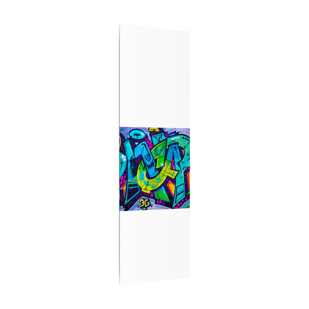 Graffiti Street Art Matte Canvas Print — Vibrant Urban Wall Art