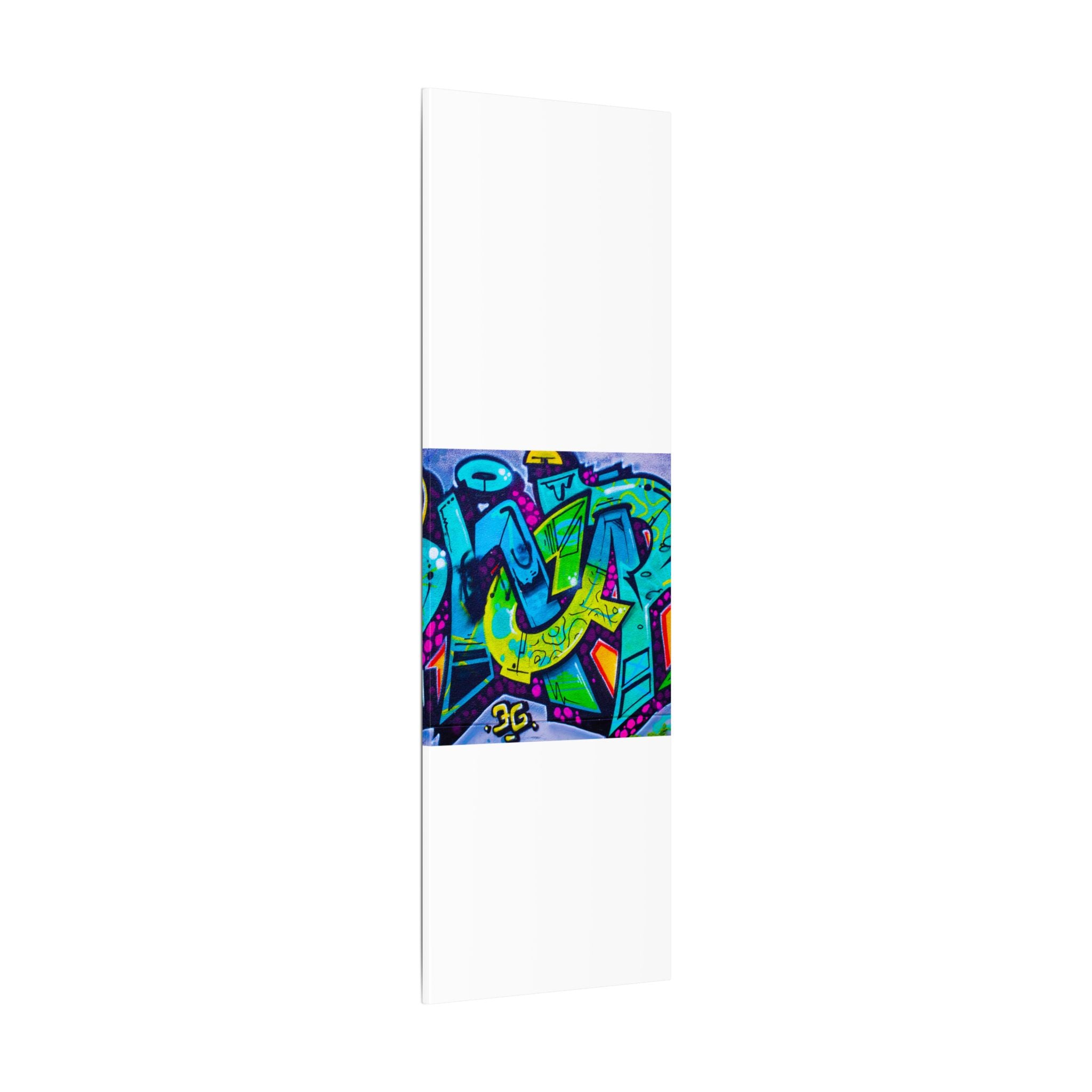 Graffiti Street Art Matte Canvas Print — Vibrant Urban Wall Art