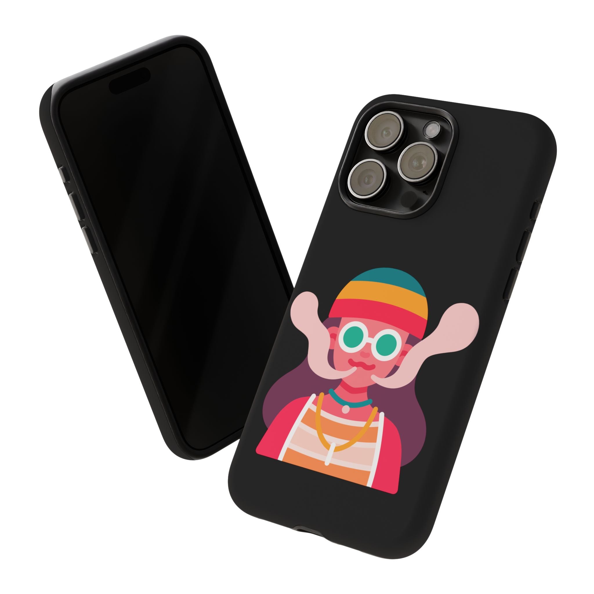Black with Lil Stoner Tough Cases for iPhones