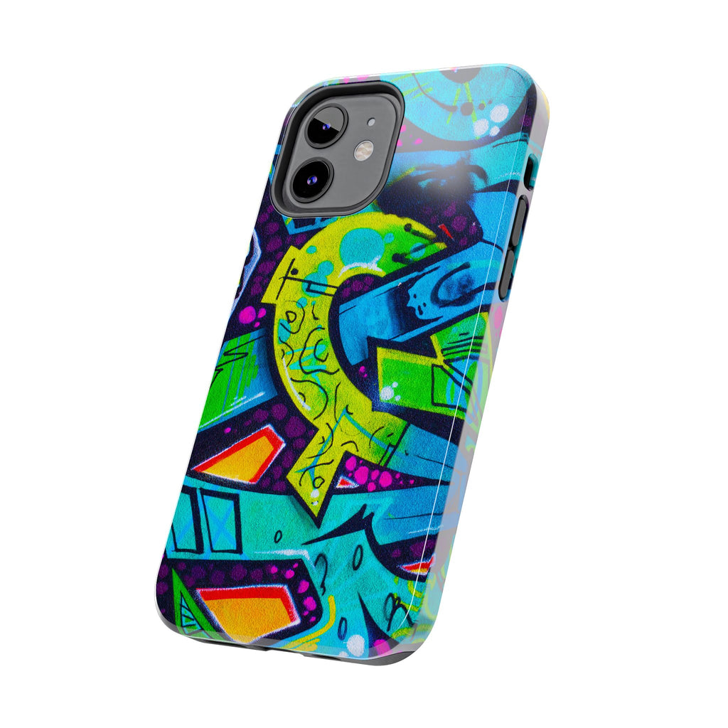 Vibrant Urban Tough Phone Case - Graffiti Design 1 for iPhones