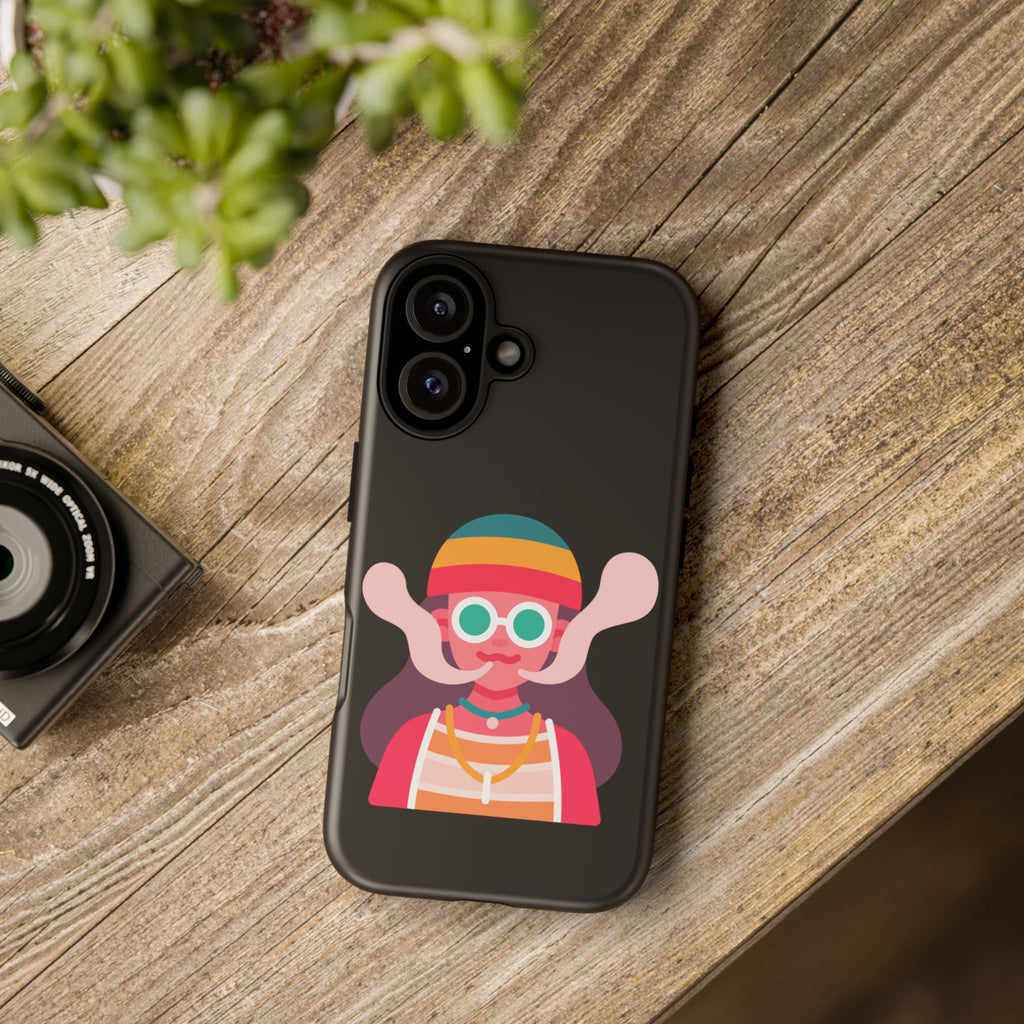 Black with Lil Stoner Tough Cases for iPhones