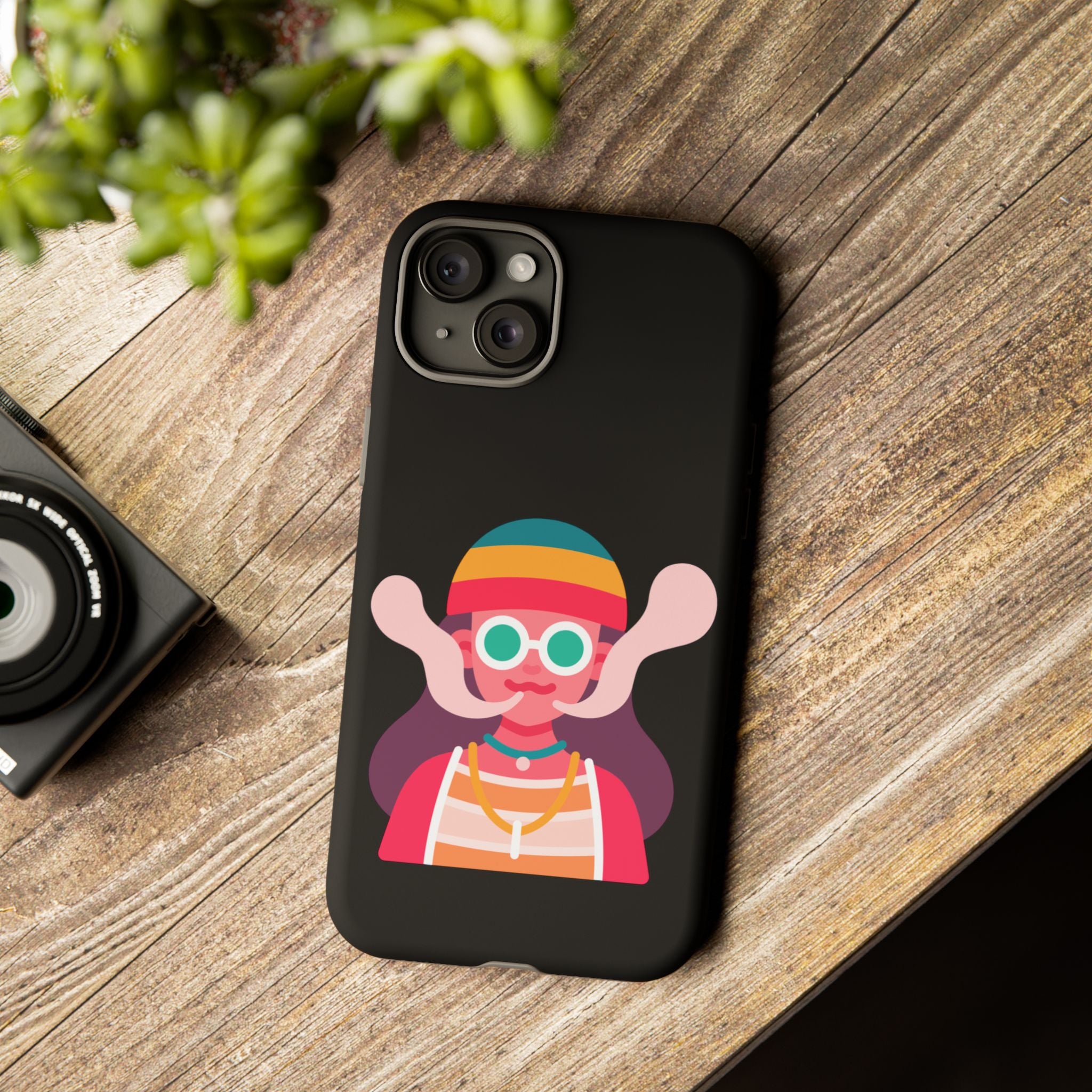 Black with Lil Stoner Tough Cases for iPhones