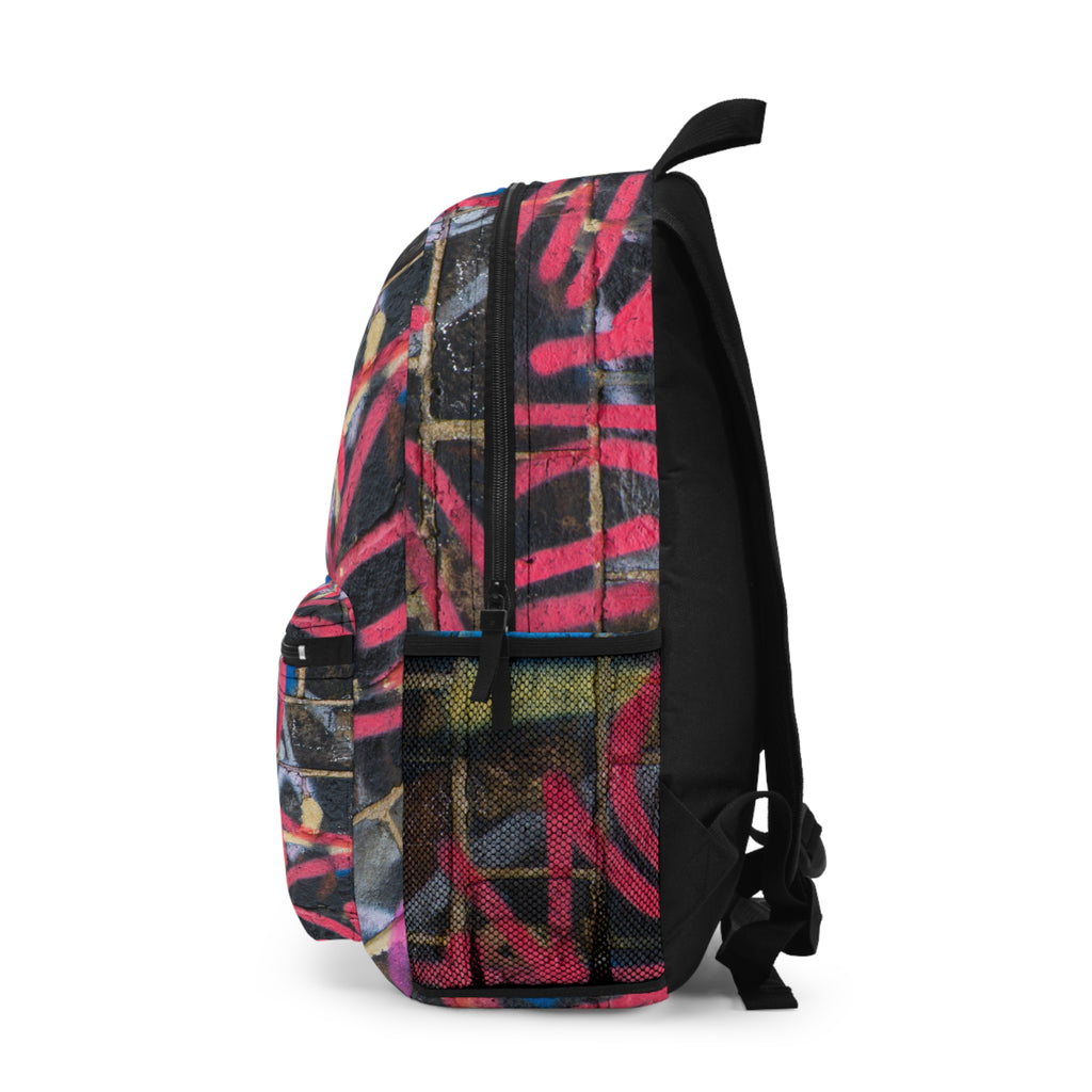 Urban Graffiti Backpack, Trendy School Bag, Street Style Daypack, Unique Art Backpack, Colorful Travel Bag, Perfect Gift for Teens