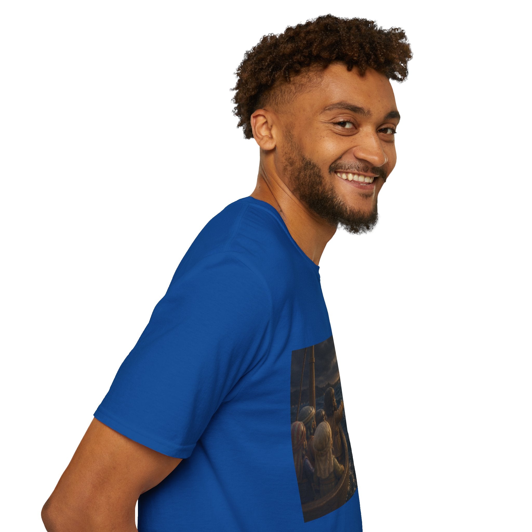 Tiny Jesus Walking on Water T-Shirt — Inspirational Biblical Faith Tee