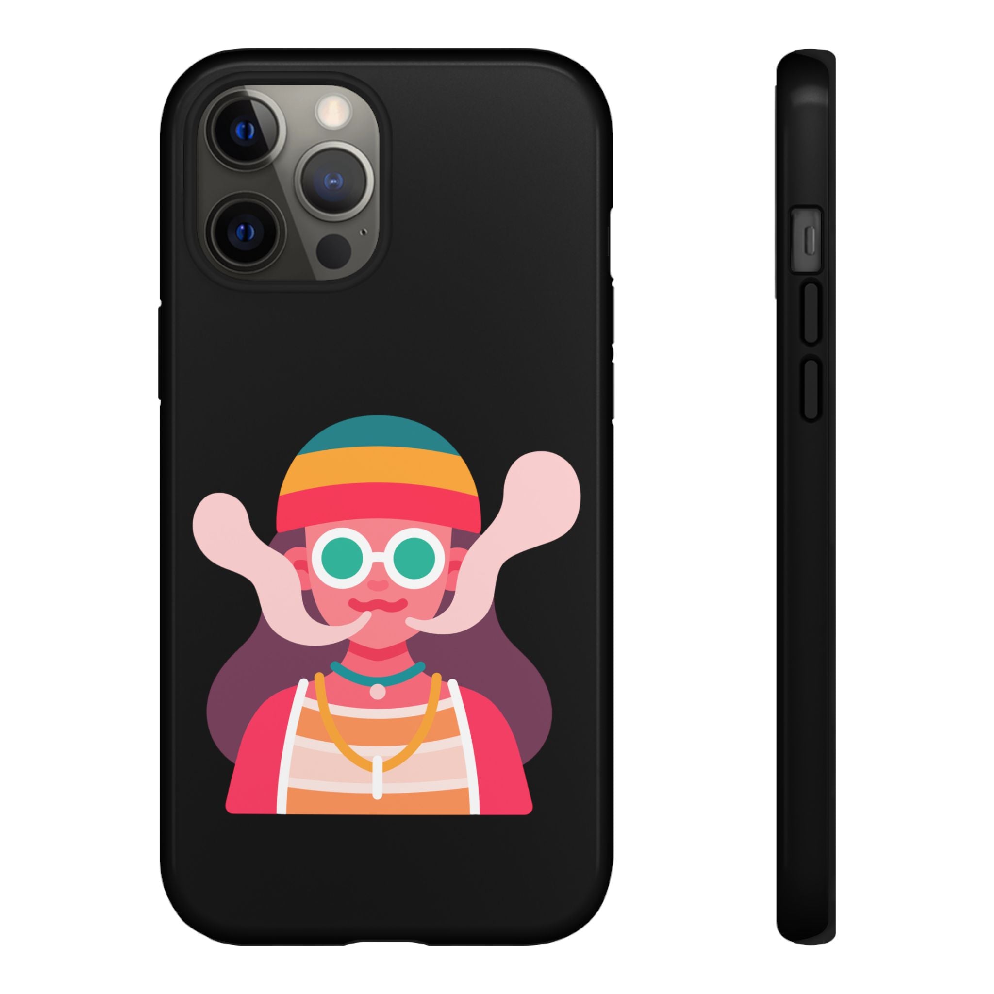 Black with Lil Stoner Tough Cases for iPhones