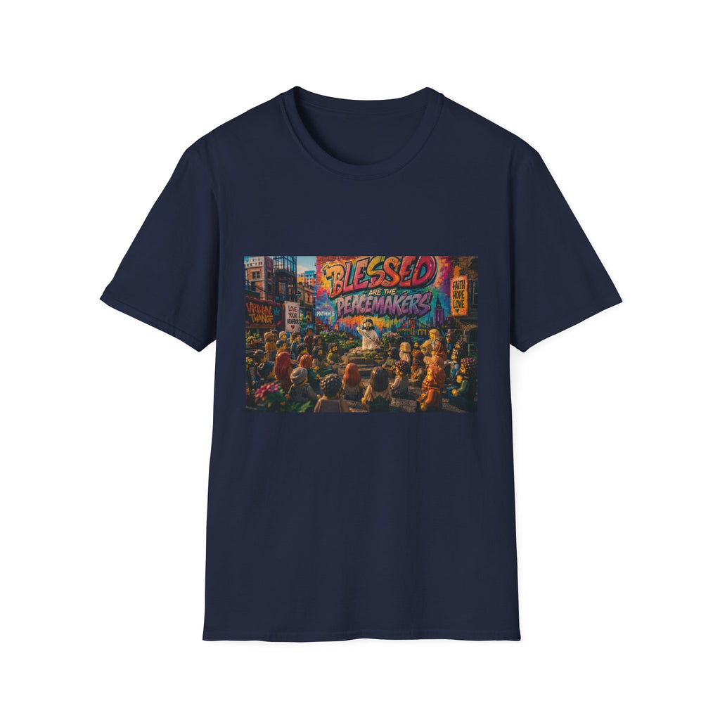 Tiny Jesus — "Blessed Are the Peacemakers" Urban Street Art Graphic Tee