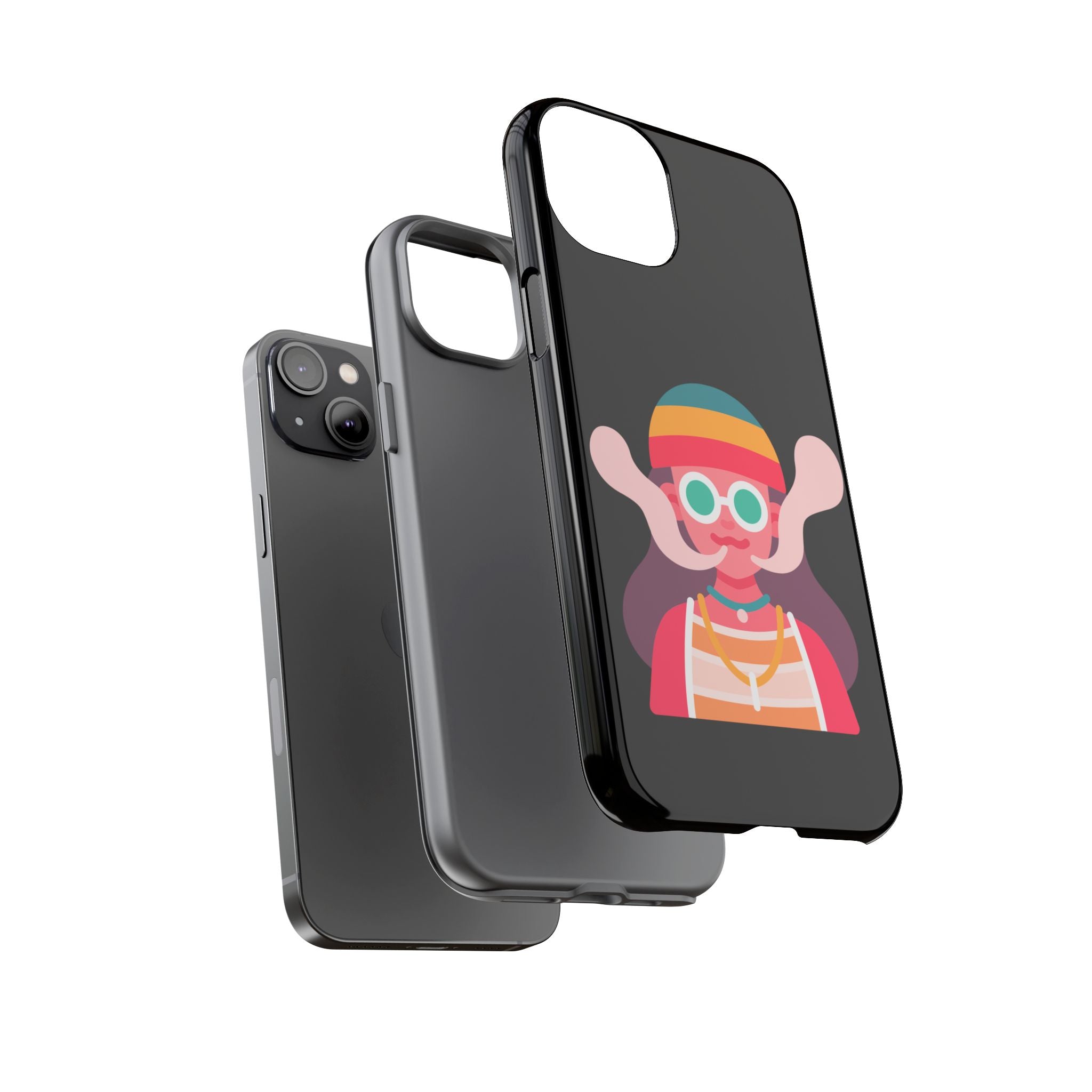 Black with Lil Stoner Tough Cases for iPhones