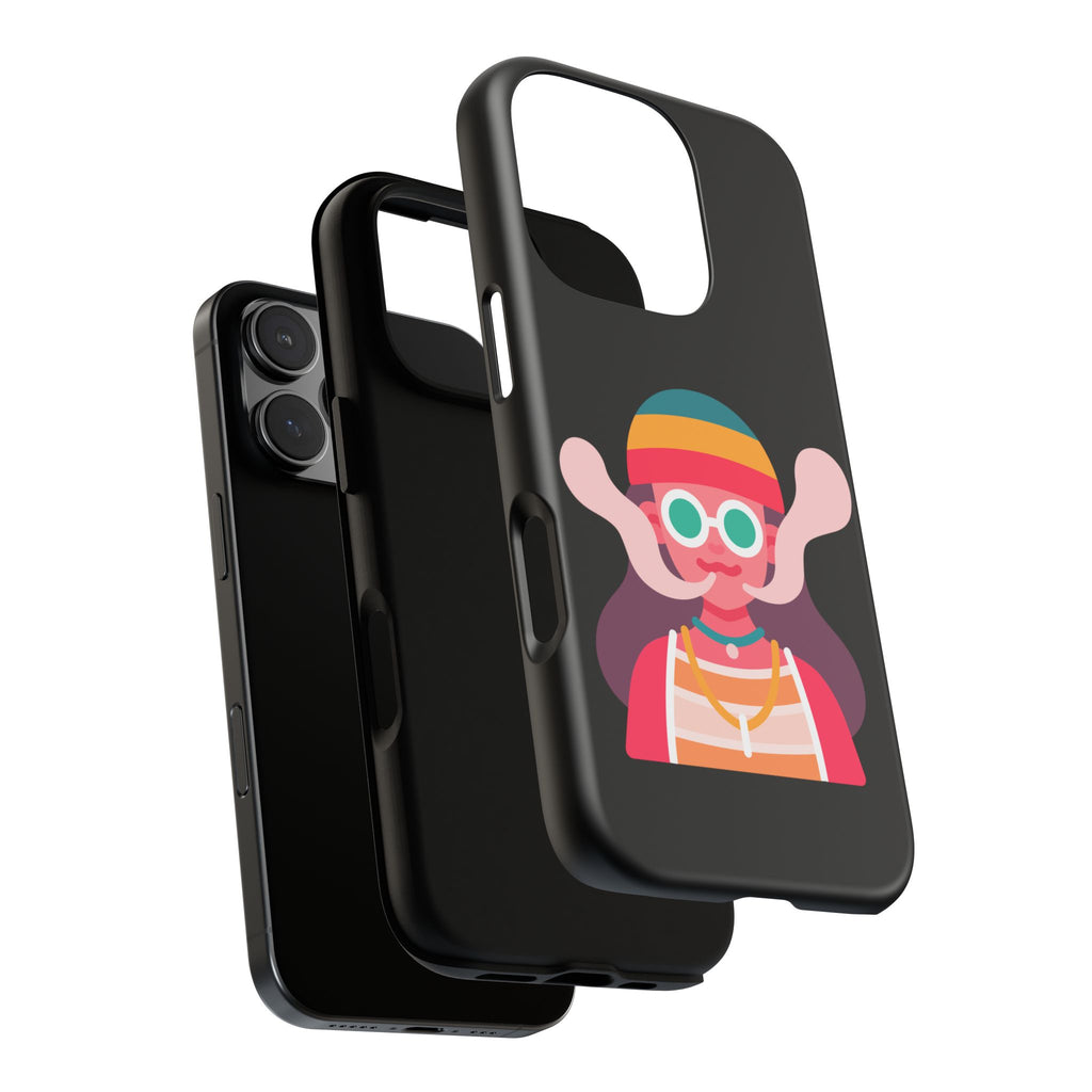 Black with Lil Stoner Tough Cases for iPhones