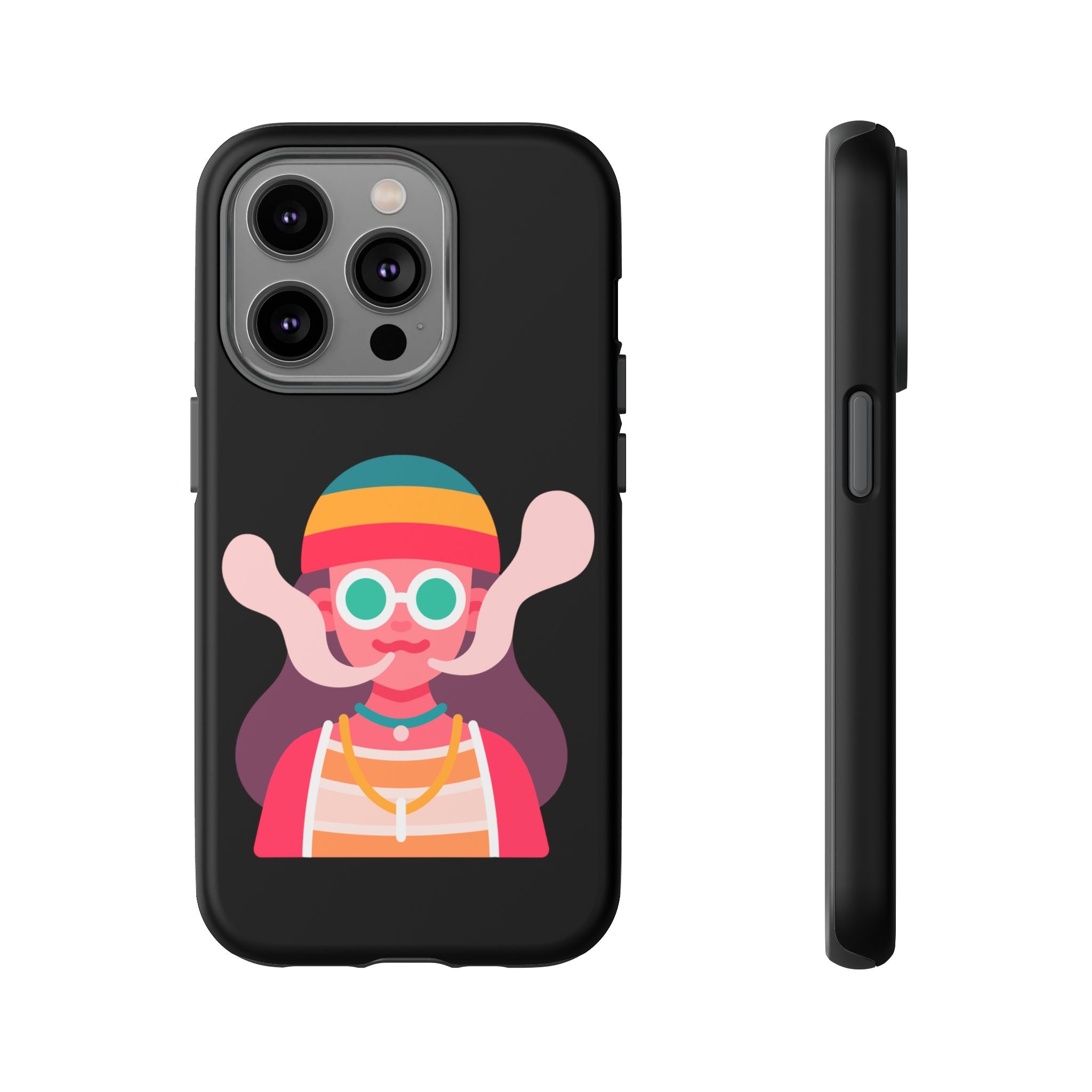 Black with Lil Stoner Tough Cases for iPhones