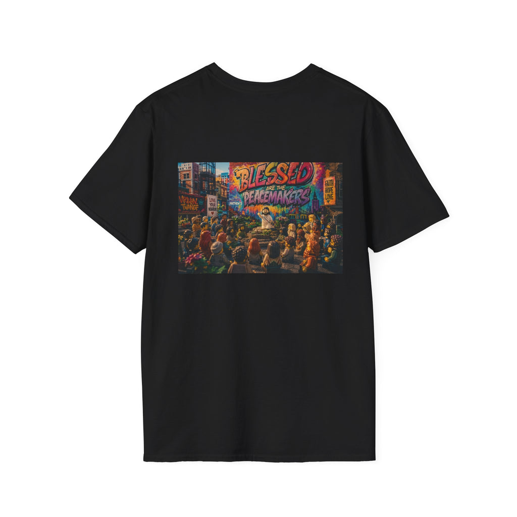 Tiny Jesus — "Blessed Are the Peacemakers" Urban Street Art Graphic Tee