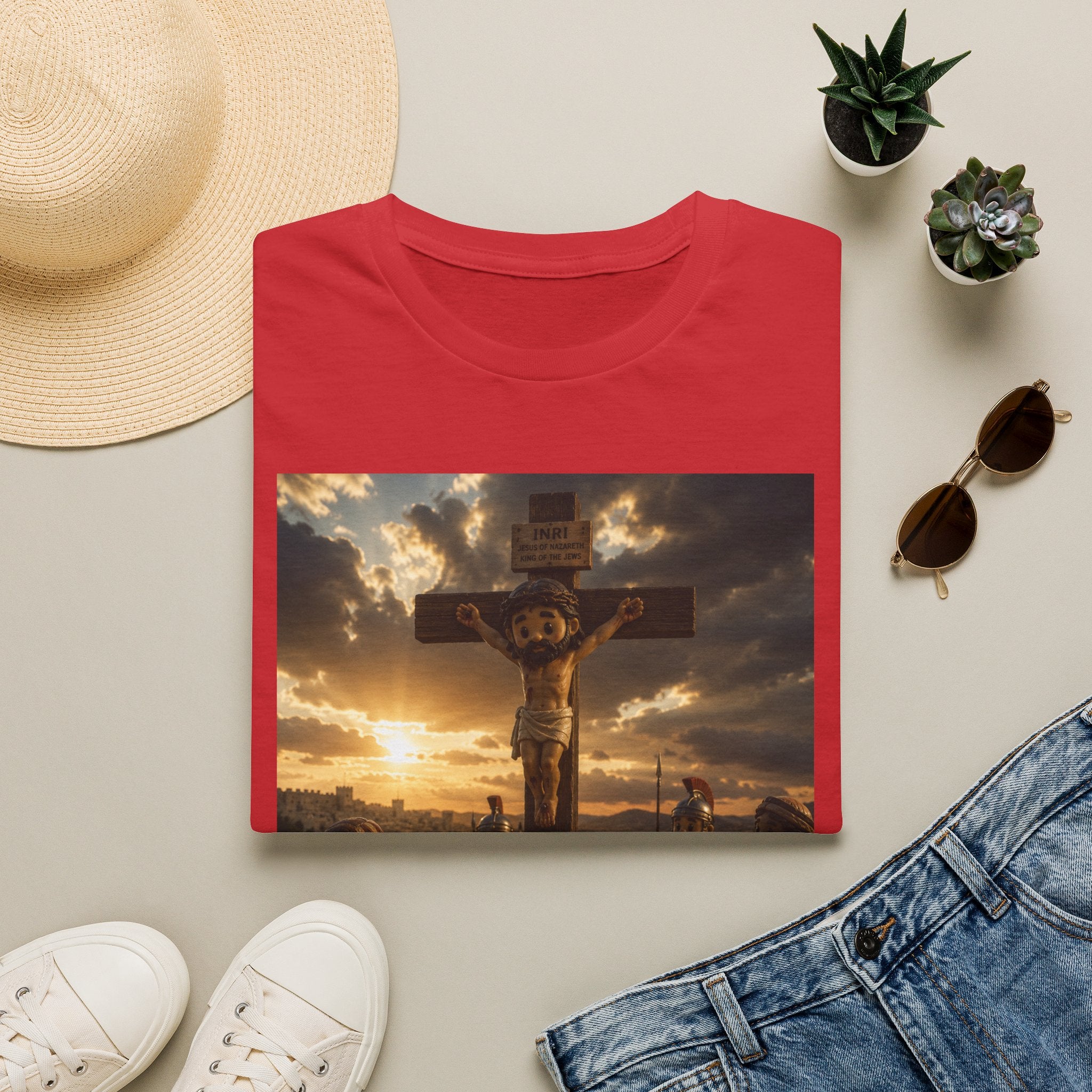 Tiny Jesus on the Cross
