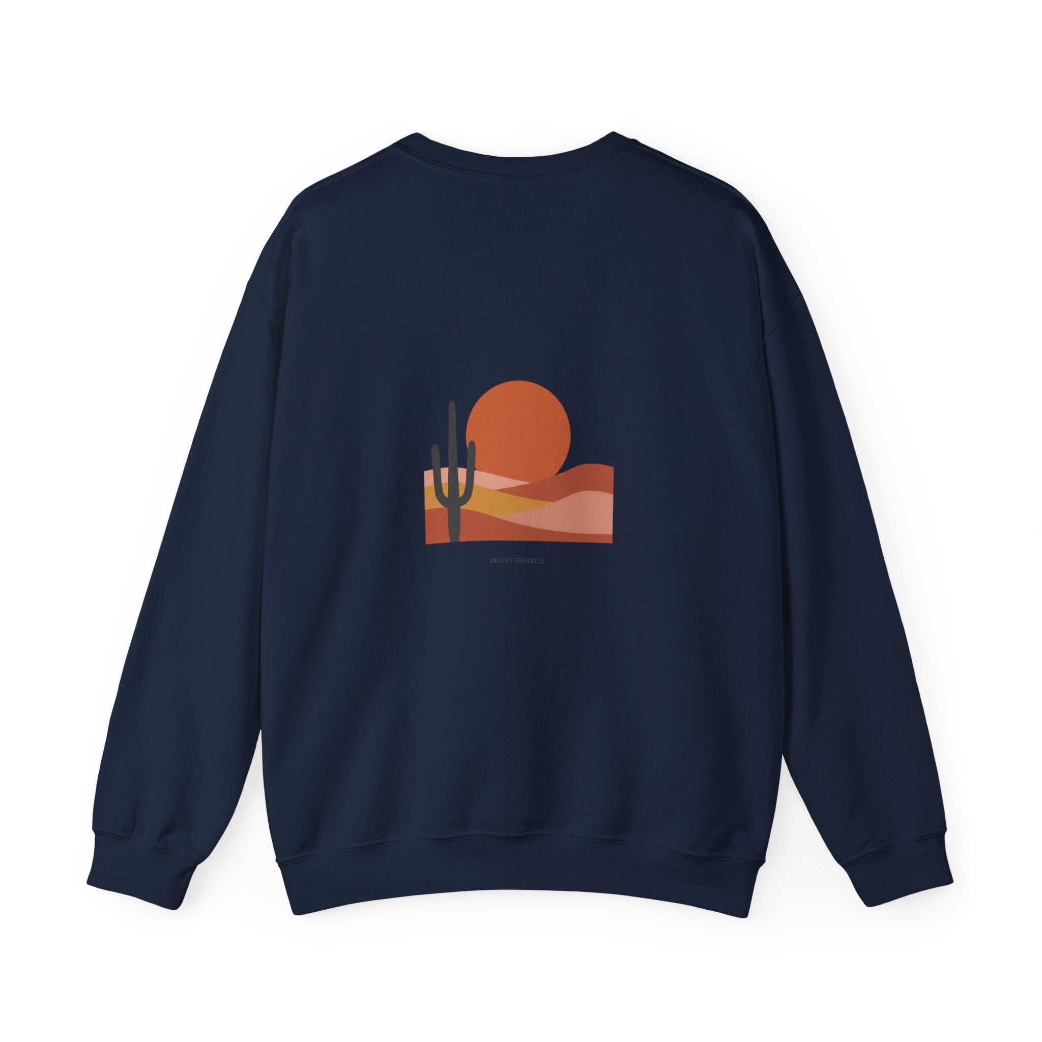 Desert Sunset Minimalist Mesa Sweatshirt | Southwestern adobe-inspired wall art