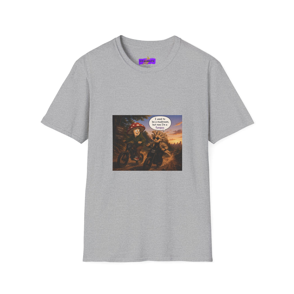 Mushroom Pun T-Shirt — "I used to be a mushroom, but now I’m fungi" Graphic Tee