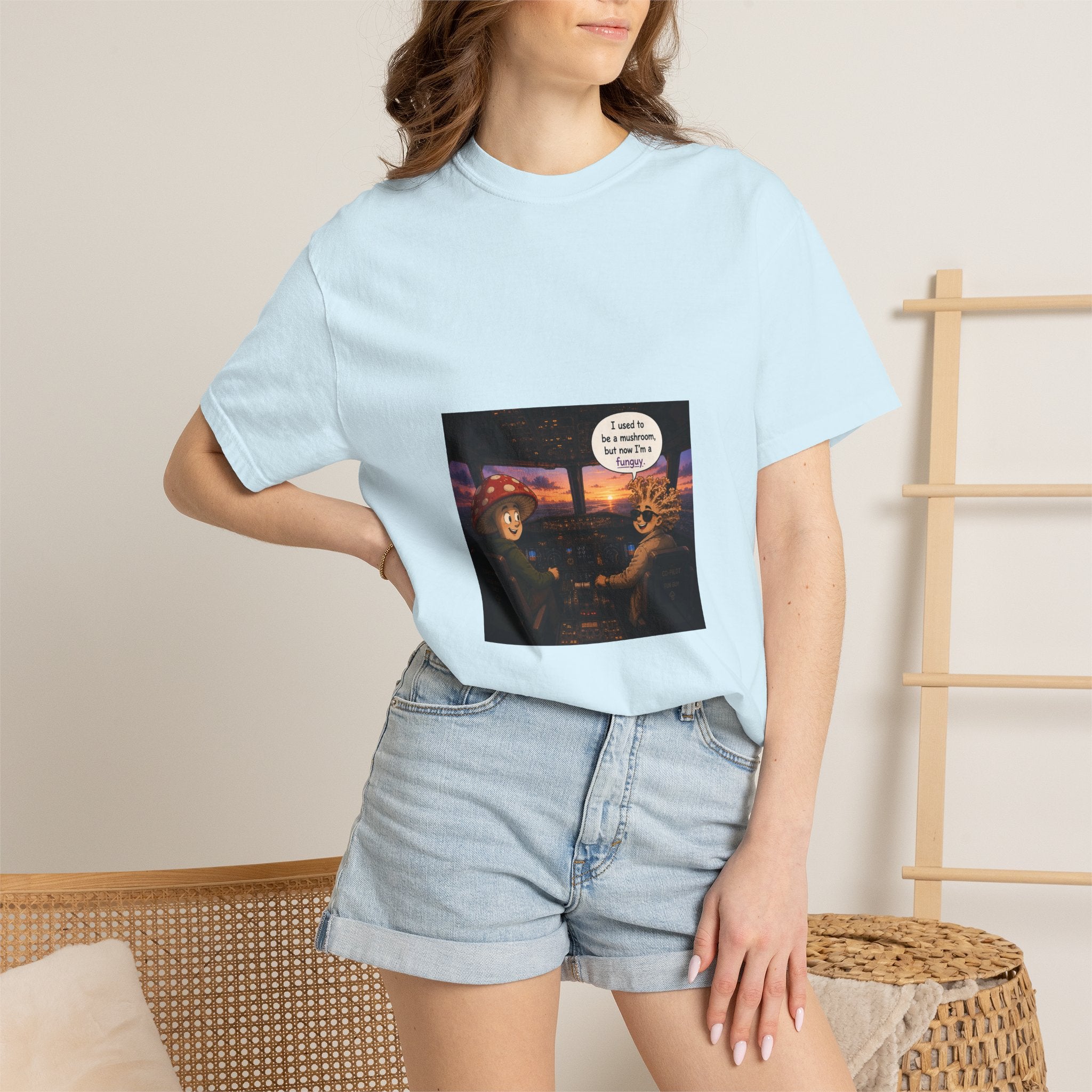 Mushroom to Funguy Graphic T-Shirt Mushroom