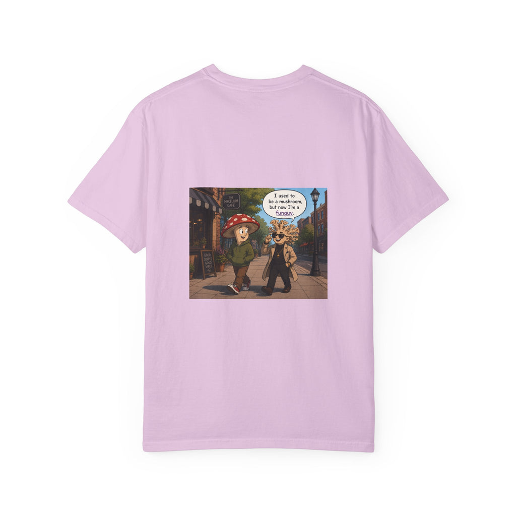 Mushroom to Funguy Graphic T-Shirt Mushroom - friends at the mycelium café Set 1