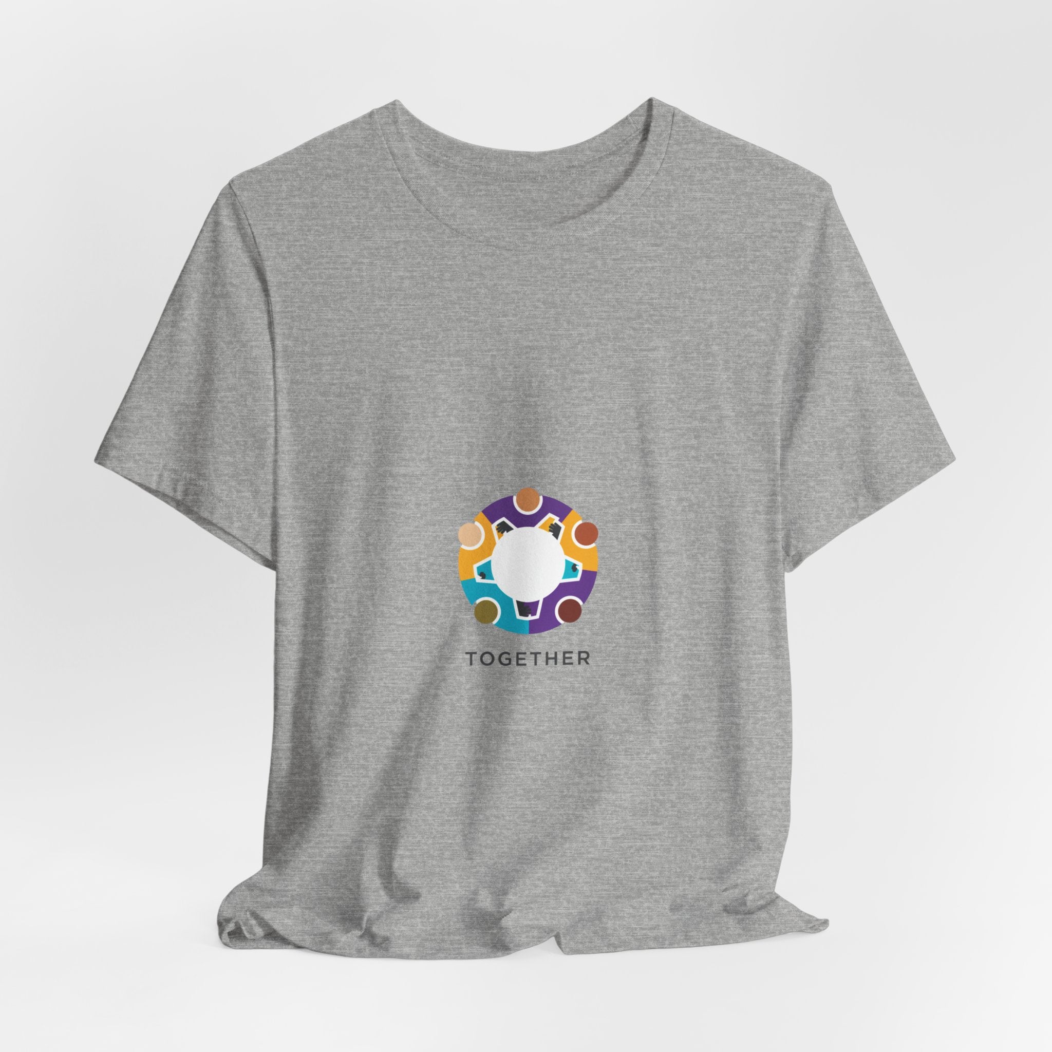 Together circle icon Tee | equality icon, solidarity symbol