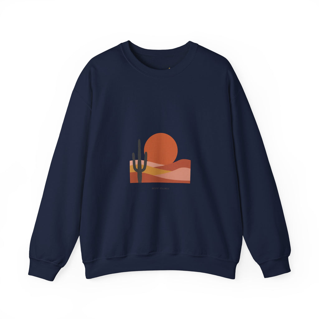 Desert Sunset Minimalist Mesa Sweatshirt | Southwestern adobe-inspired wall art