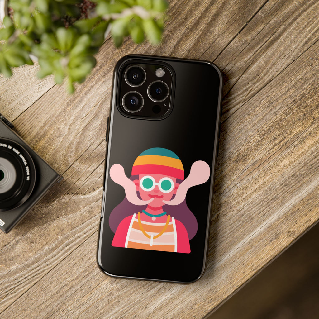 Black with Lil Stoner Tough Cases for iPhones
