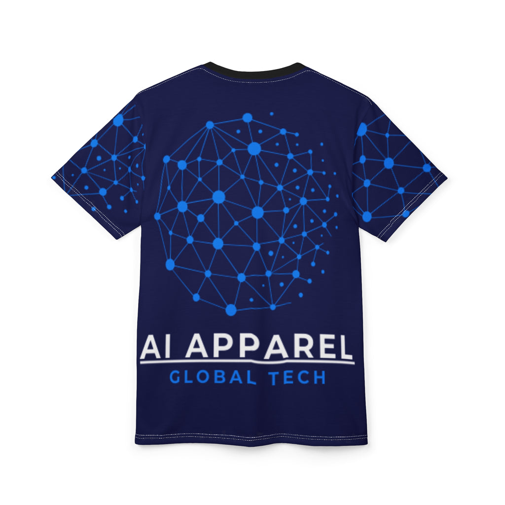 Cyberpunk Unisex Cut & Sew Tee | Futuristic Graphic T-Shirt | Tech Lover Gift | AOP Tee for Festivals, Casual Wear