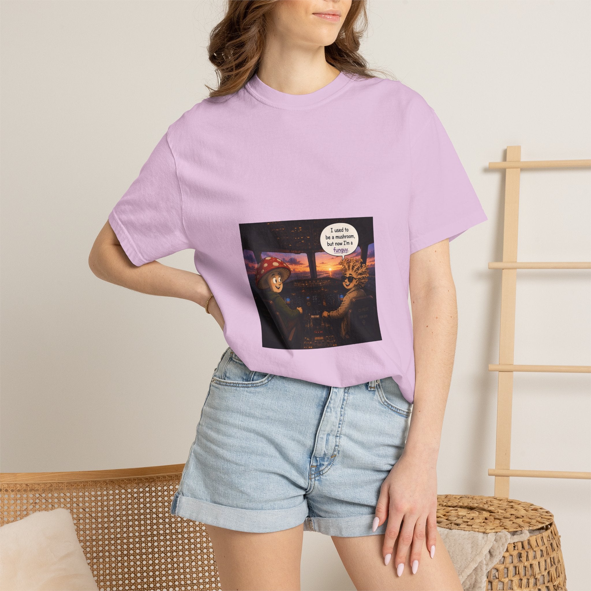 Mushroom to Funguy Graphic T-Shirt Mushroom