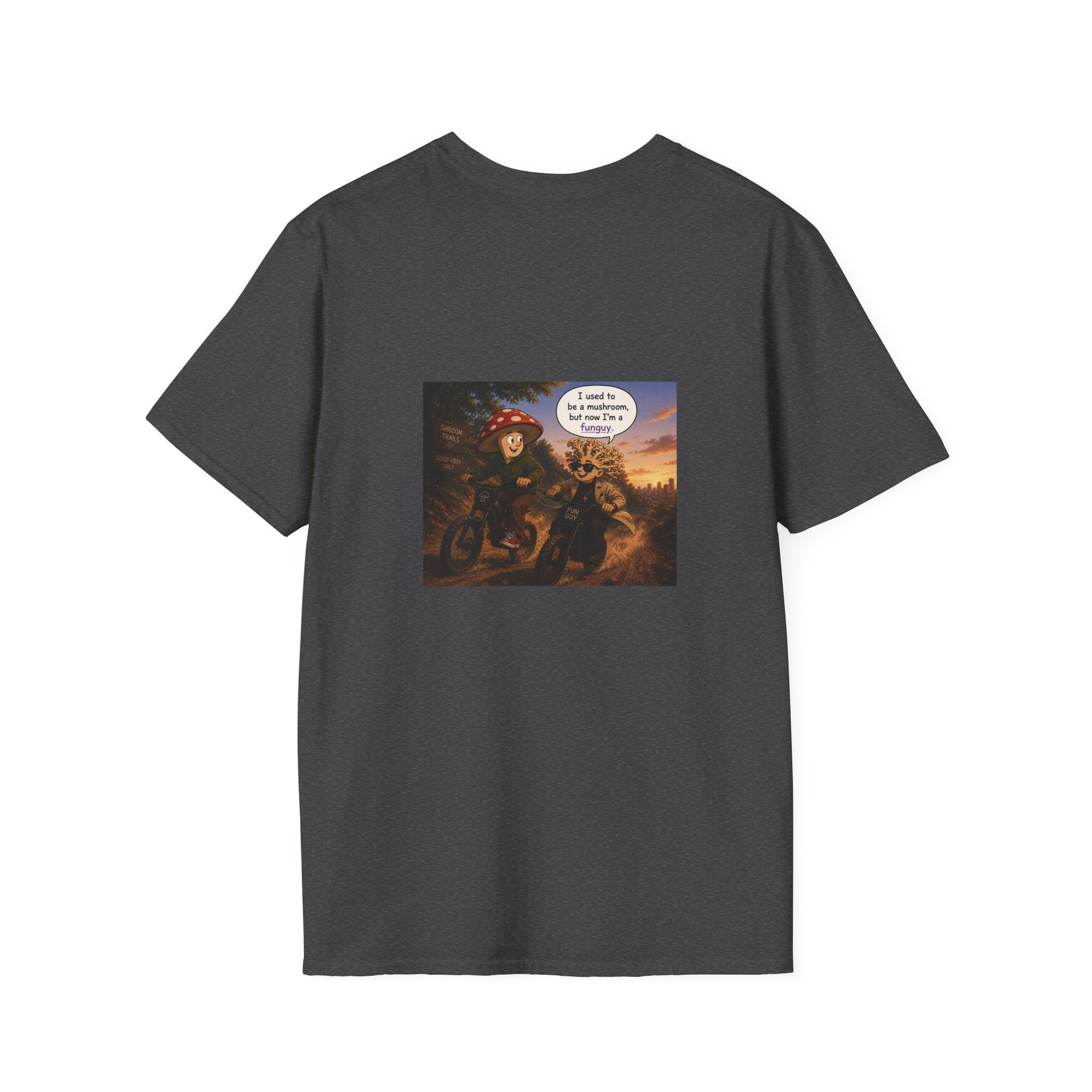 Mushroom Pun T-Shirt — "I used to be a mushroom, but now I’m fungi" Graphic Tee