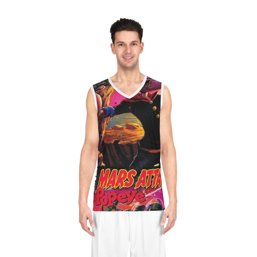 Popeye x Mars Attacks Graphic Basketball Jersey