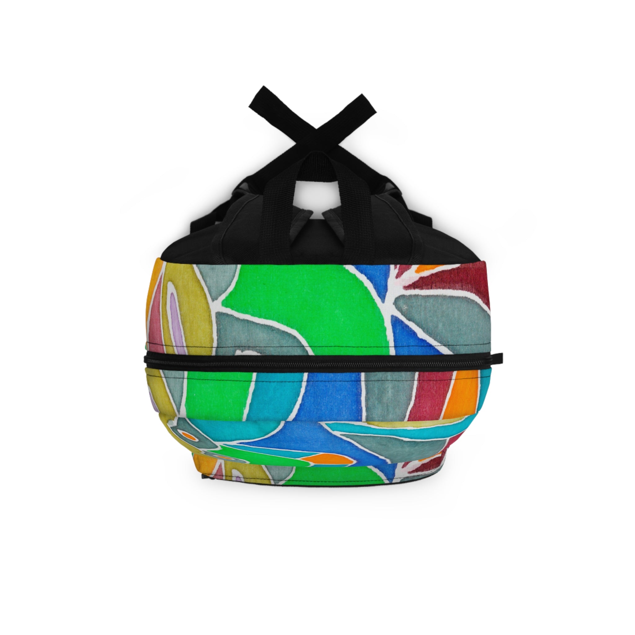 Colorful Artistic Backpack, Stylish School Bag, Boho Travel Backpack, Unique Gift for Students, Vibrant Art Backpack