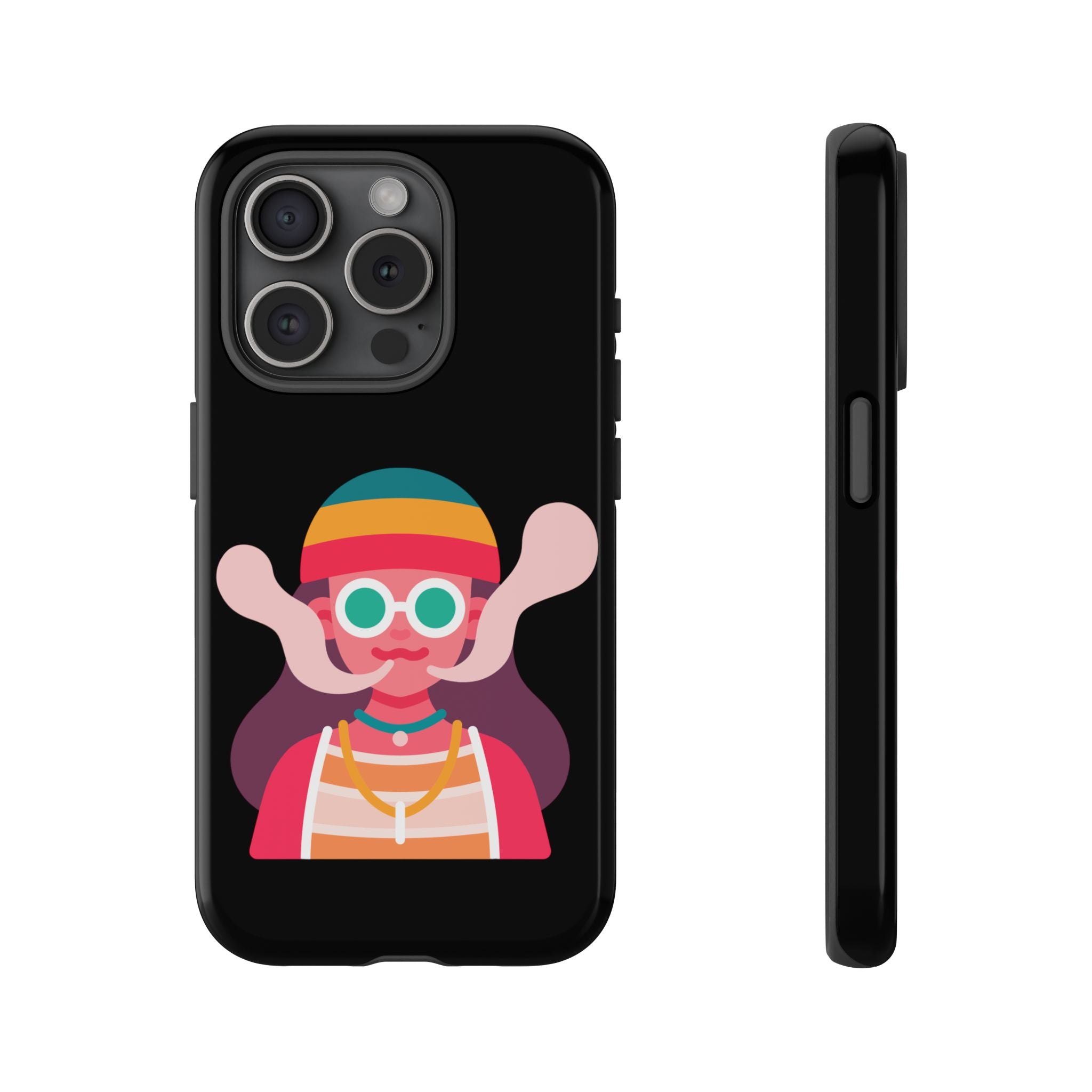 Black with Lil Stoner Tough Cases for iPhones