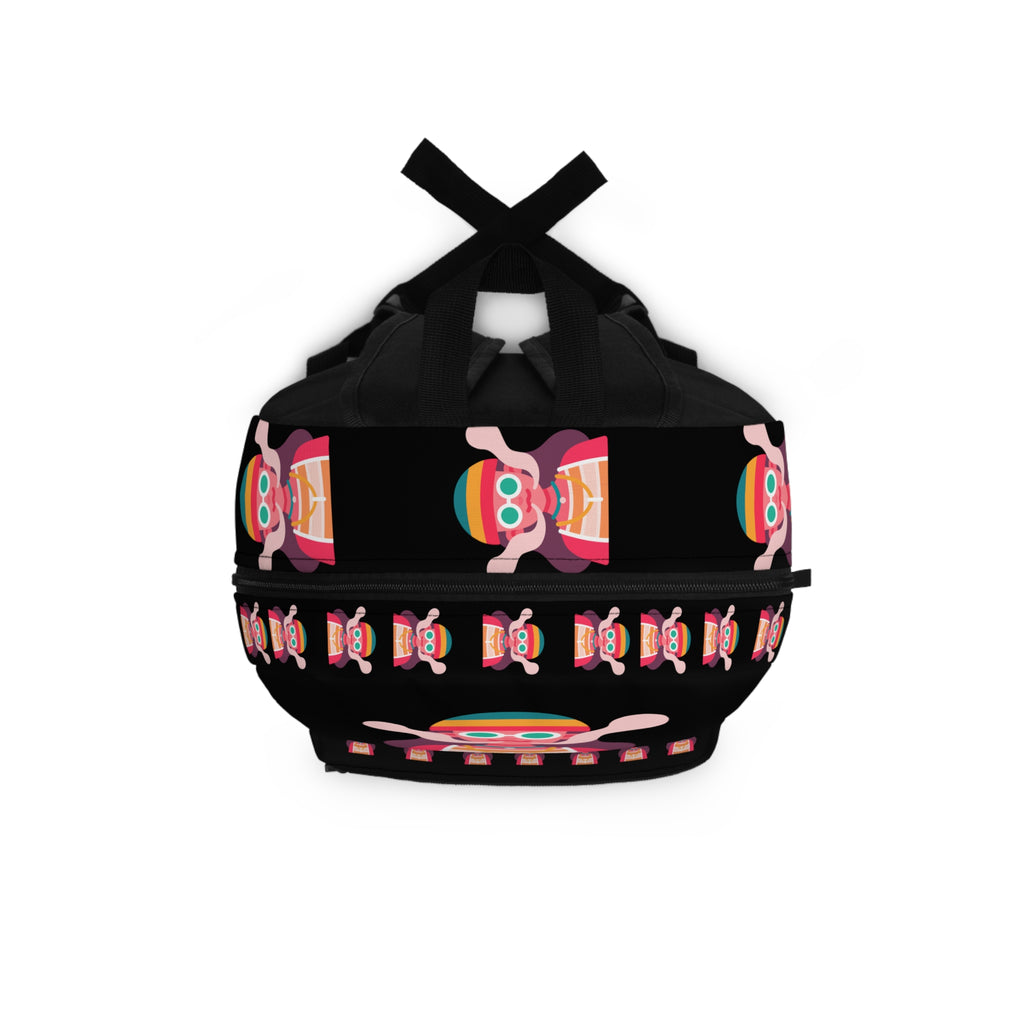 Colorful Stoner Backpack, Fun School Bag, Trendy Tote, Unique Gift for Students, Travel Companion, Playful Everyday Use