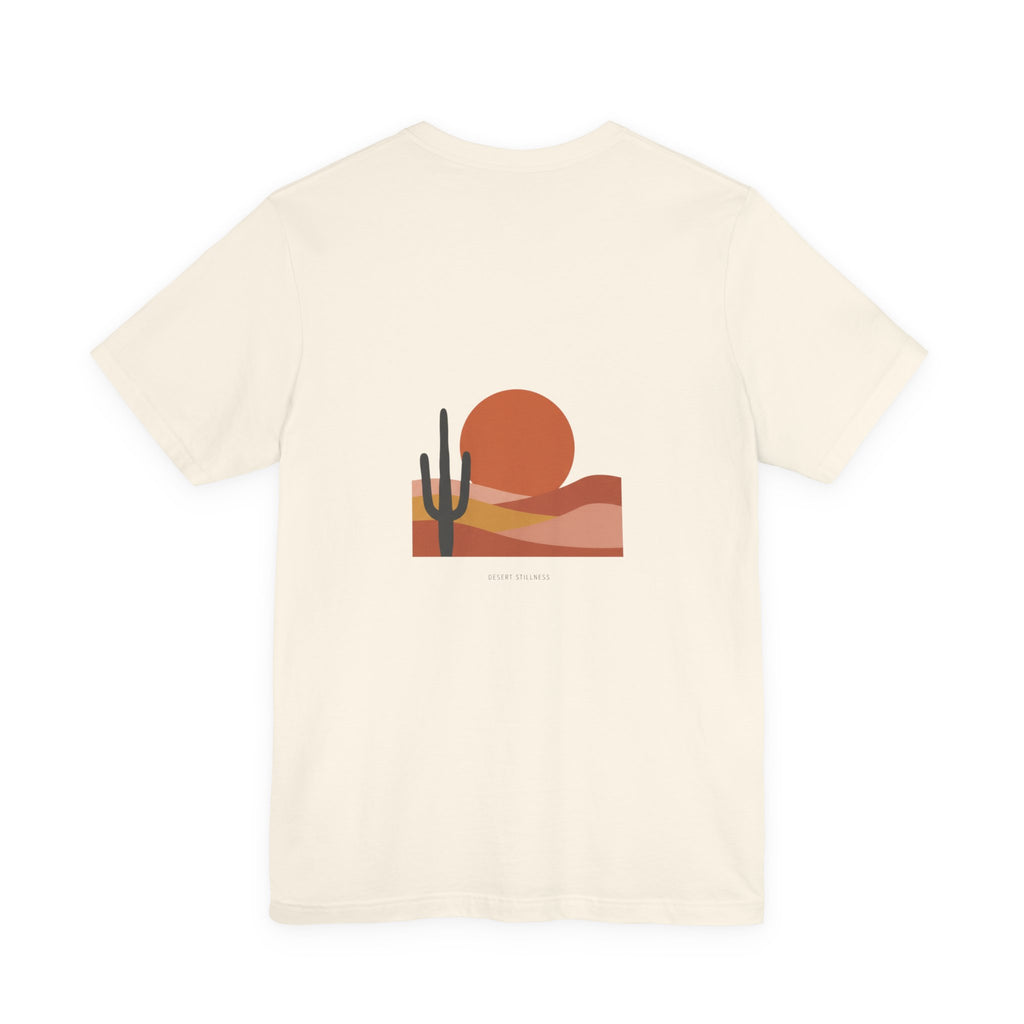 Desert Sunset Minimalist Mesa Tee | Southwestern adobe-inspired wall art