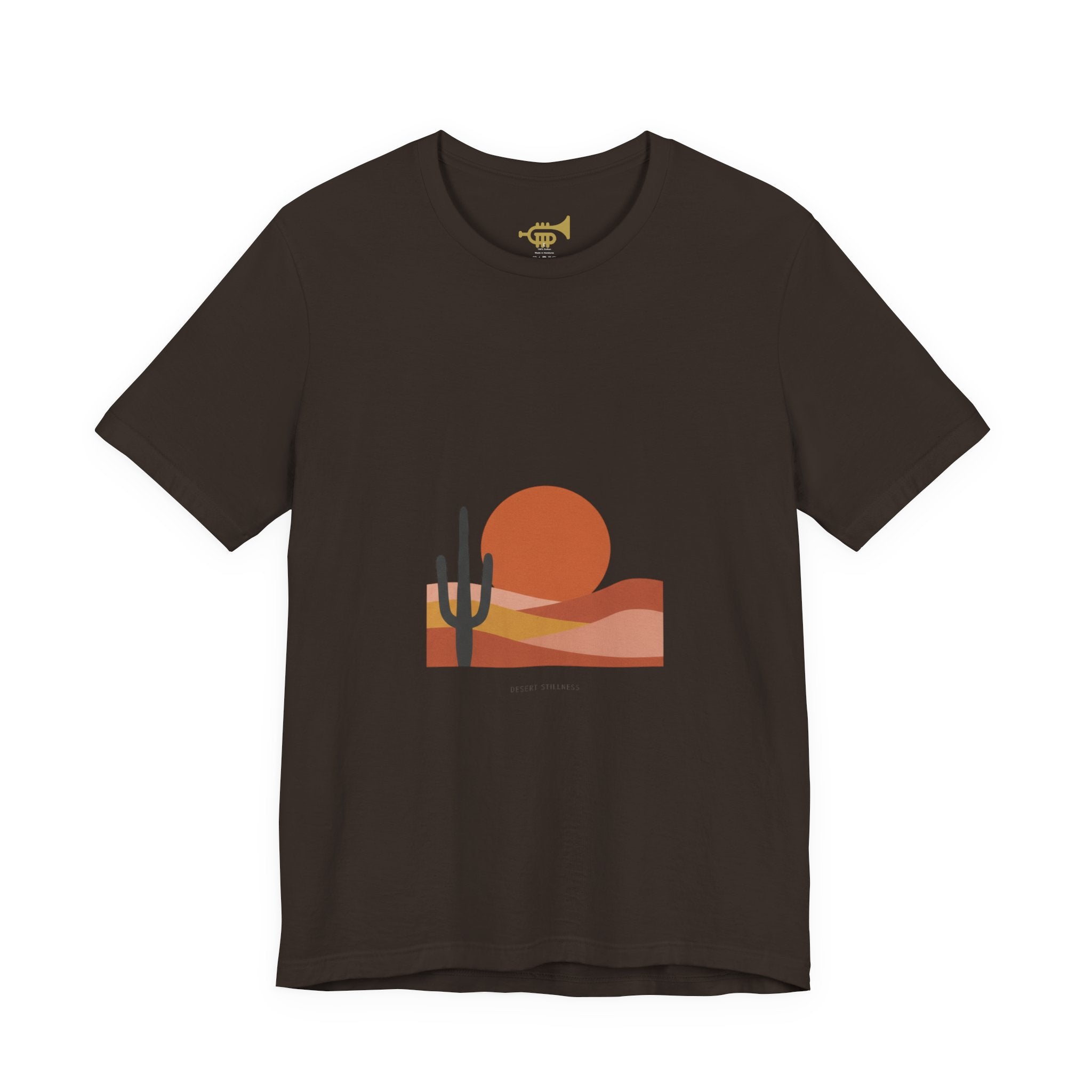 Desert Sunset Minimalist Mesa Tee | Southwestern adobe-inspired wall art