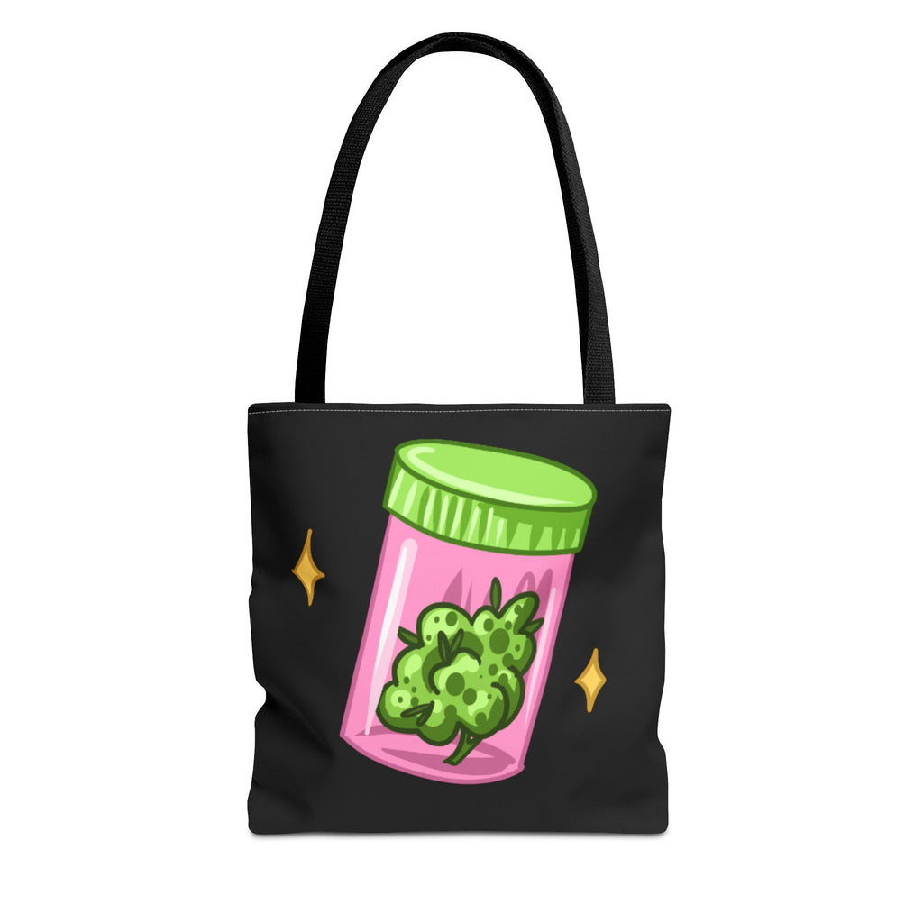 Vibrant Weed Tote Bag - Fun Cannabis Carryall for Partying, Gifts, Festivals, Eco-Friendly Shopping, Unique Statement Piece