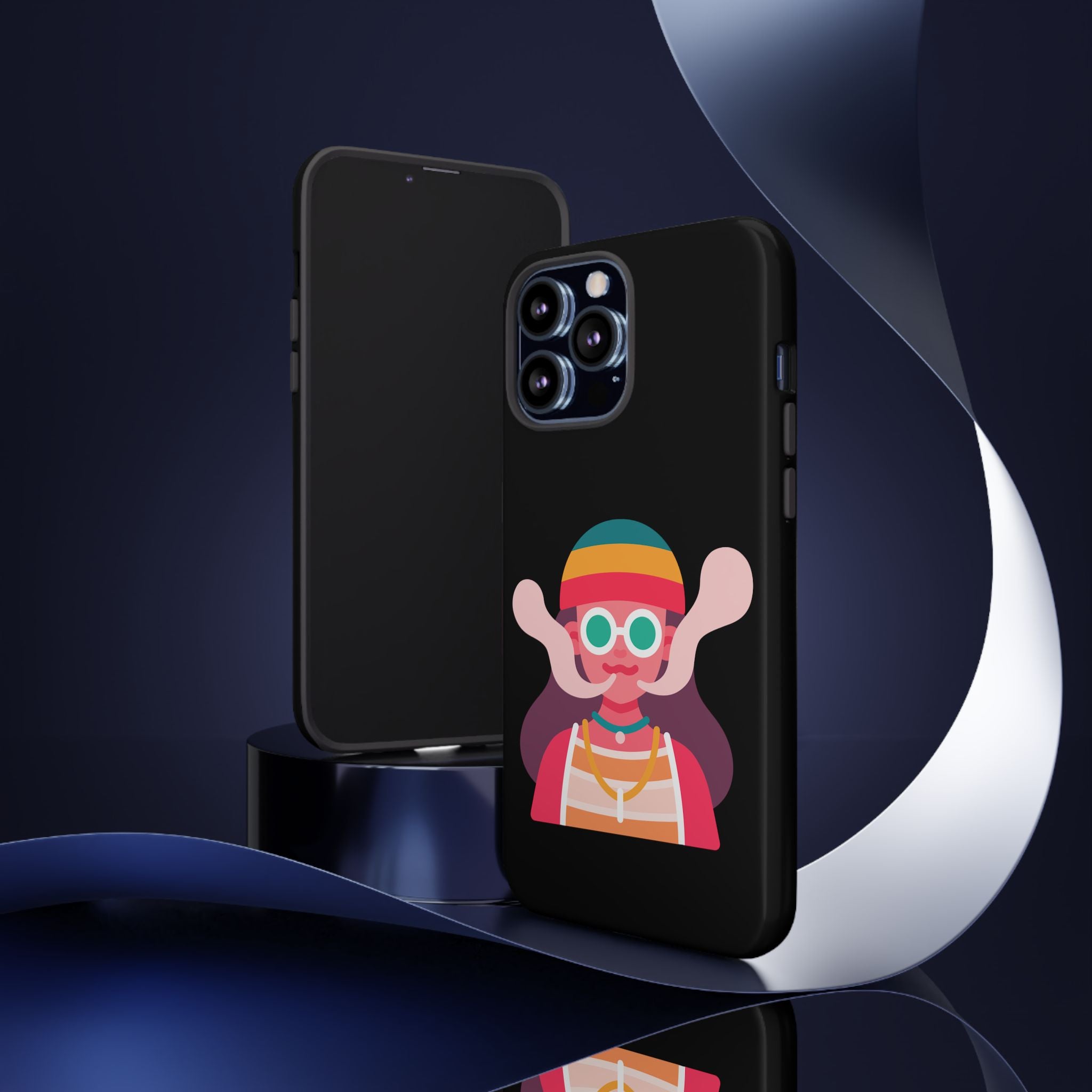Black with Lil Stoner Tough Cases for iPhones