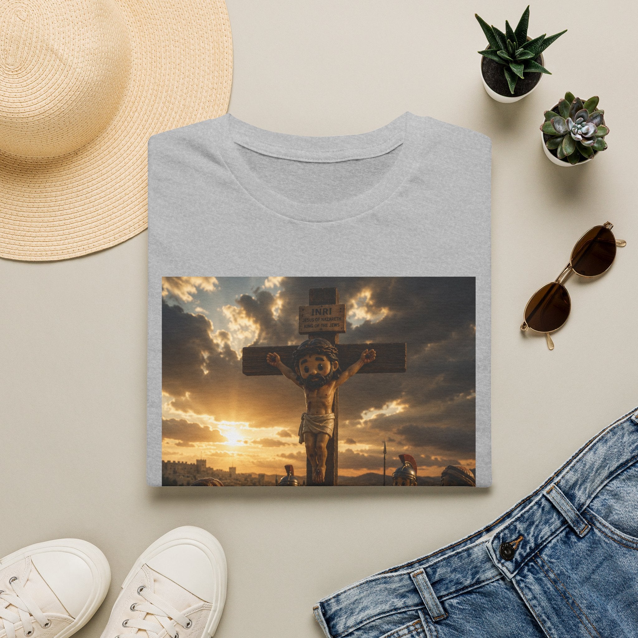 Tiny Jesus on the Cross