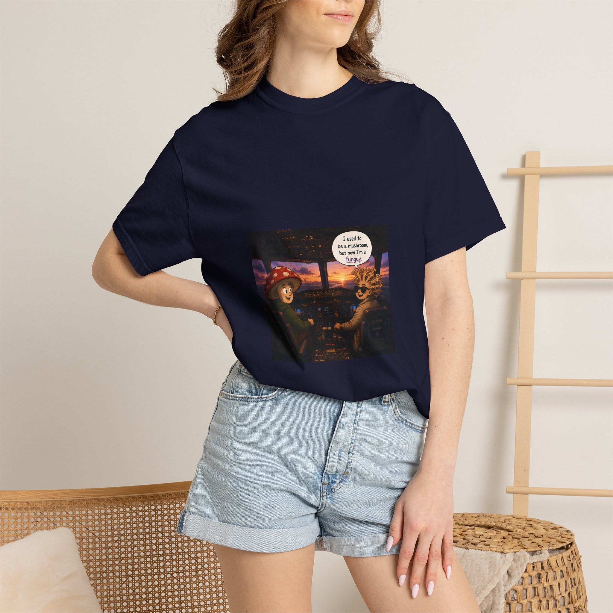 Mushroom to Funguy Graphic T-Shirt Mushroom