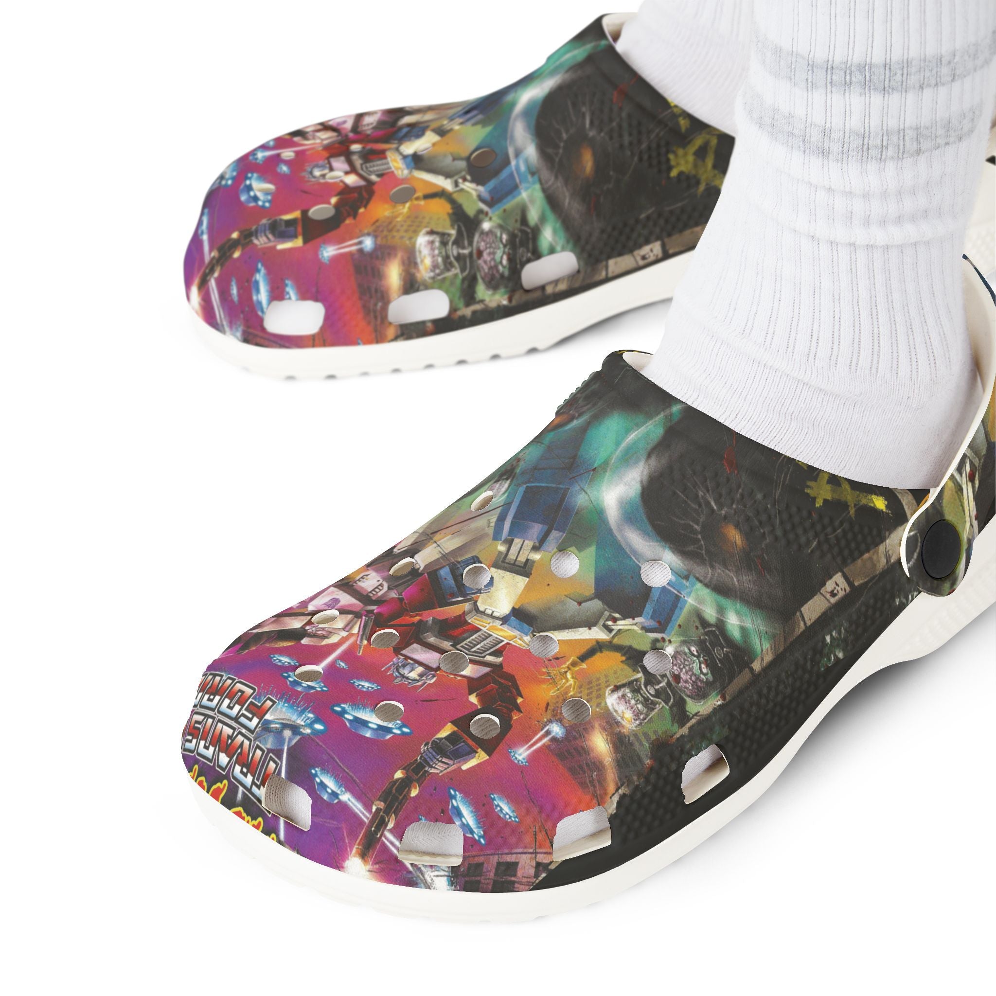 Mars Attacks Transformers EVA Foam Clogs