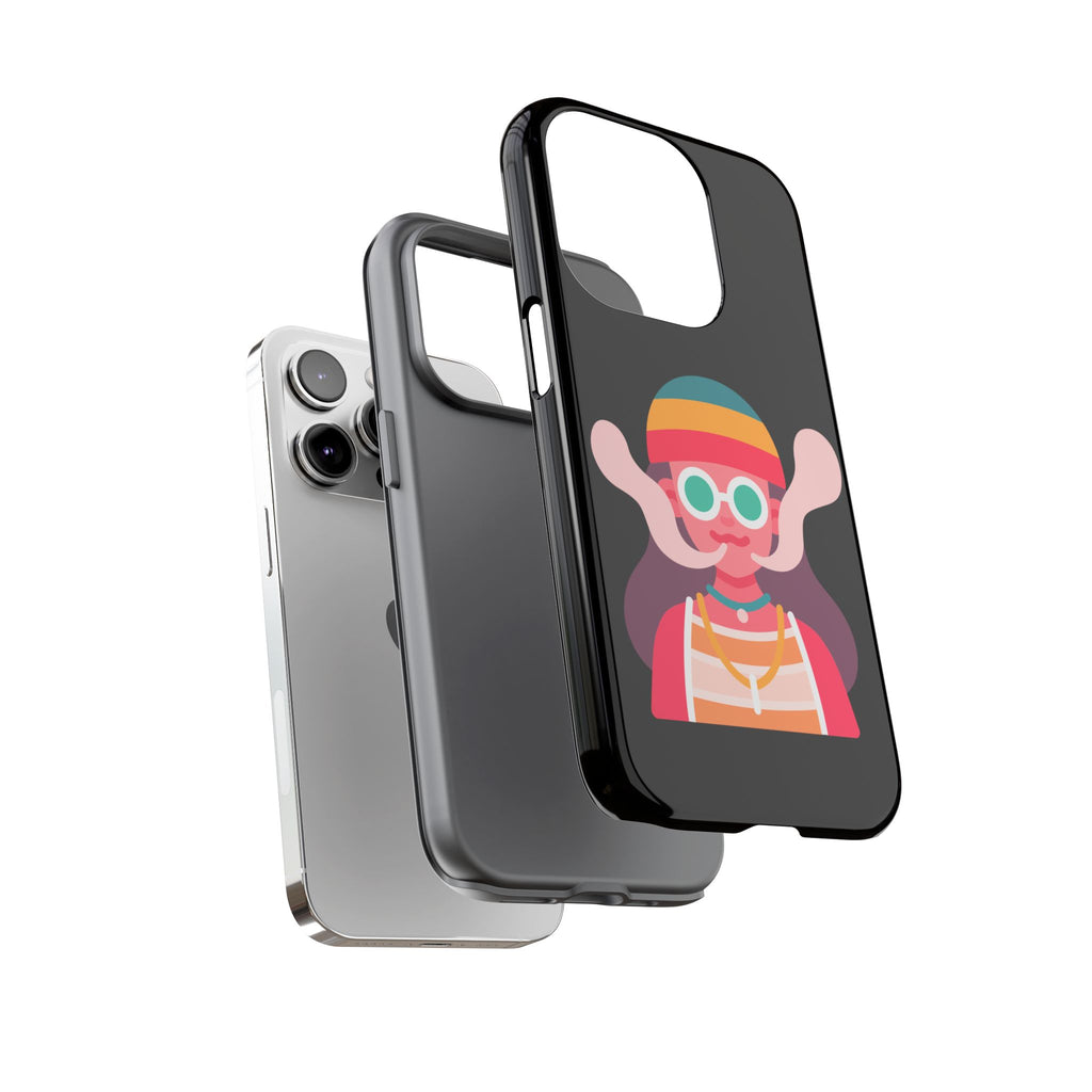Black with Lil Stoner Tough Cases for iPhones