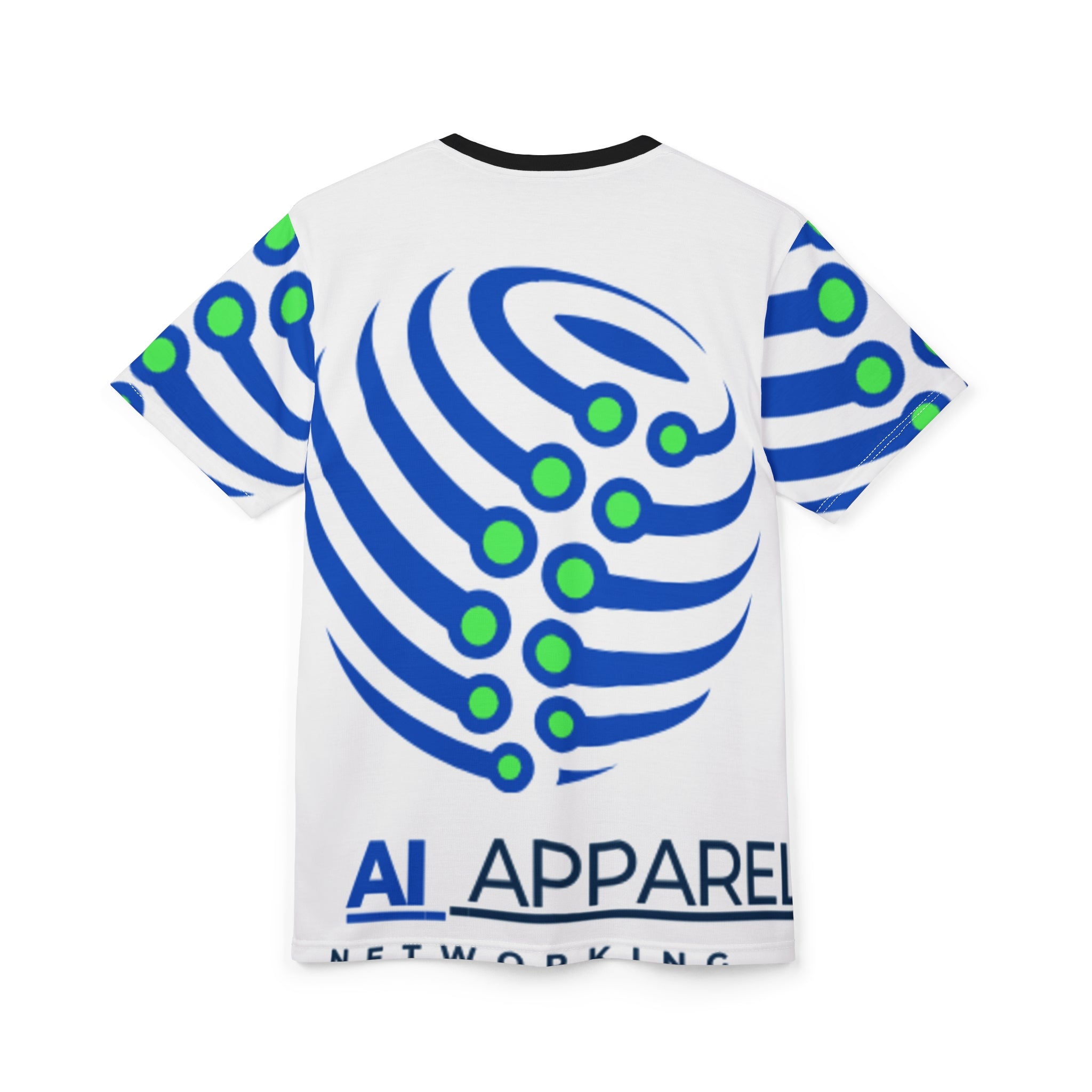 Cyberpunk Unisex Cut & Sew Tee | Futuristic Graphic T-Shirt | Tech Lover Gift | AOP Tee for Festivals, Casual Wear