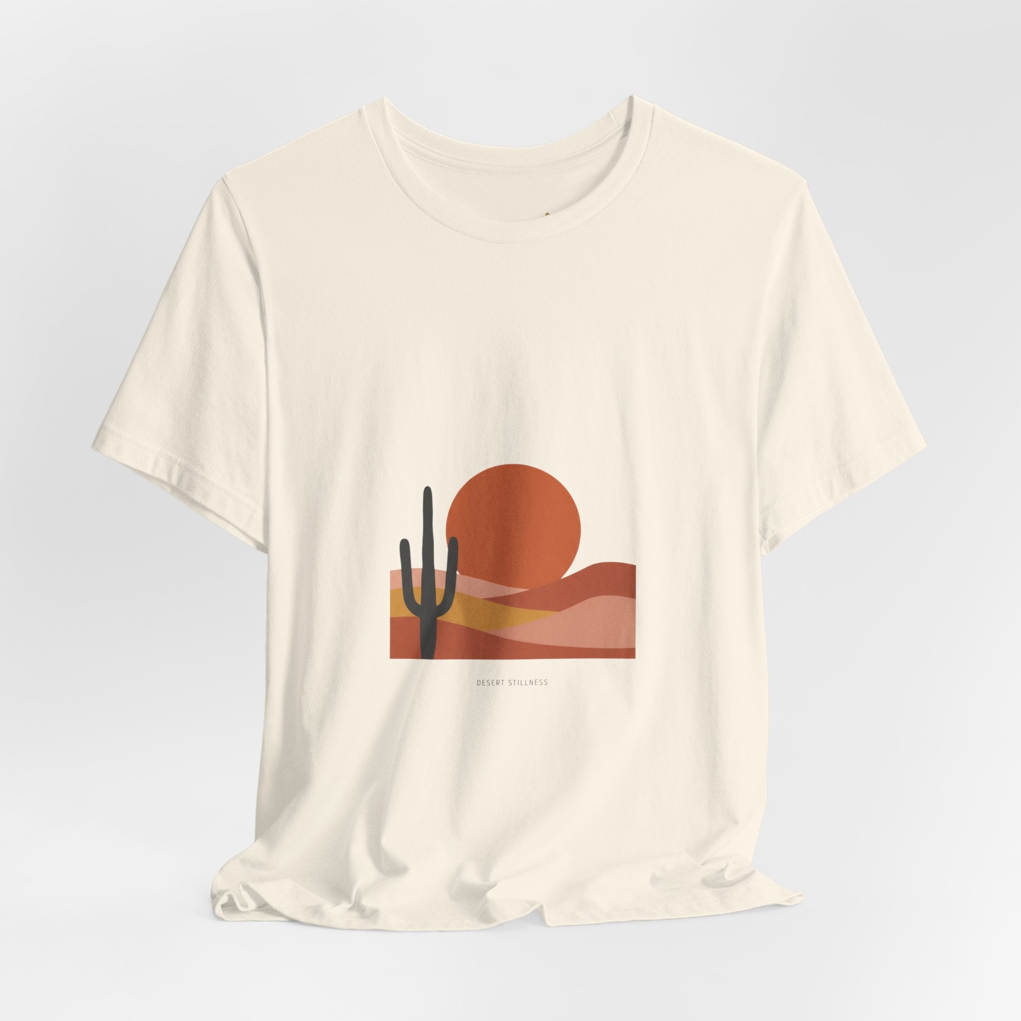 Desert Sunset Minimalist Mesa Tee | Southwestern adobe-inspired wall art