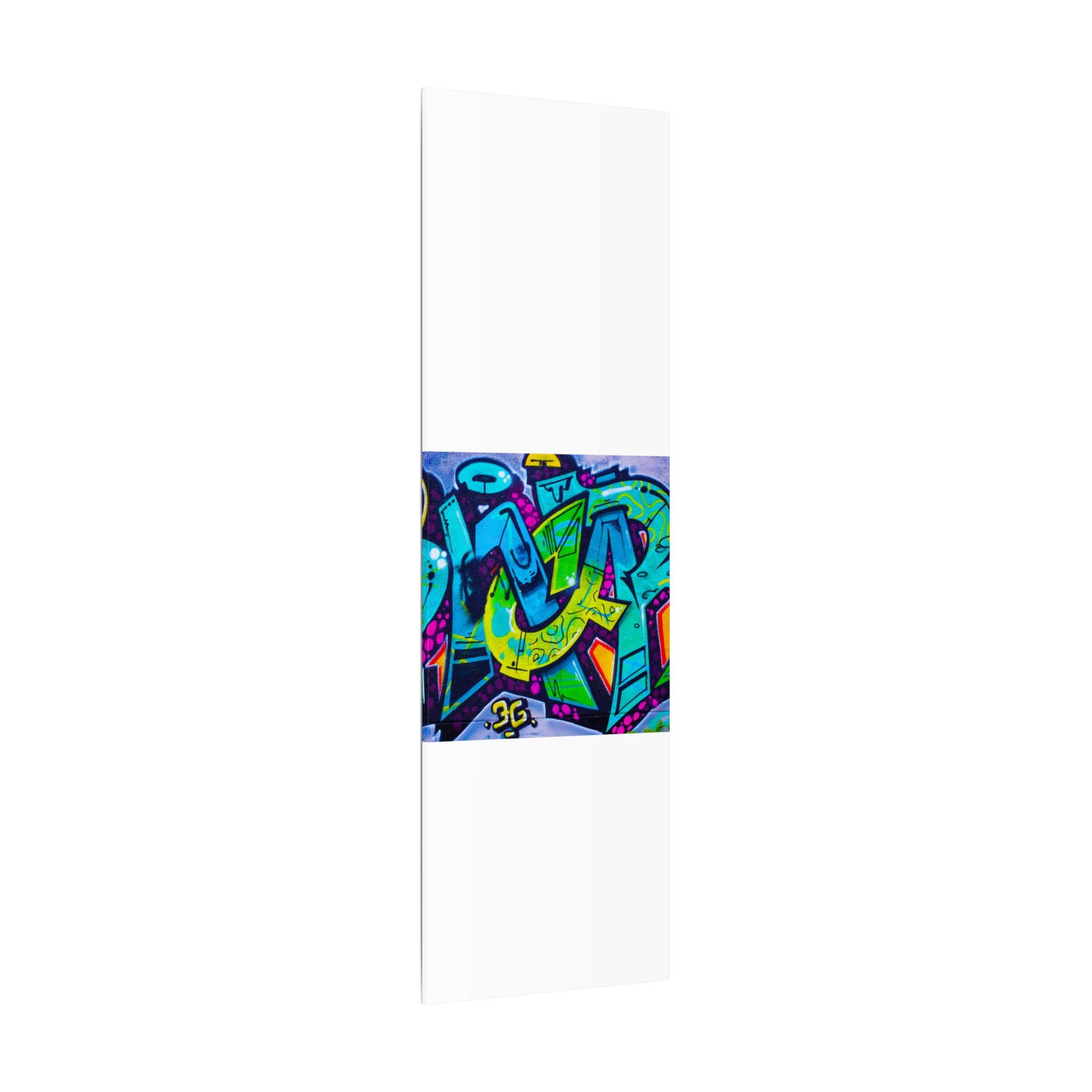 Graffiti Street Art Matte Canvas Print — Vibrant Urban Wall Art