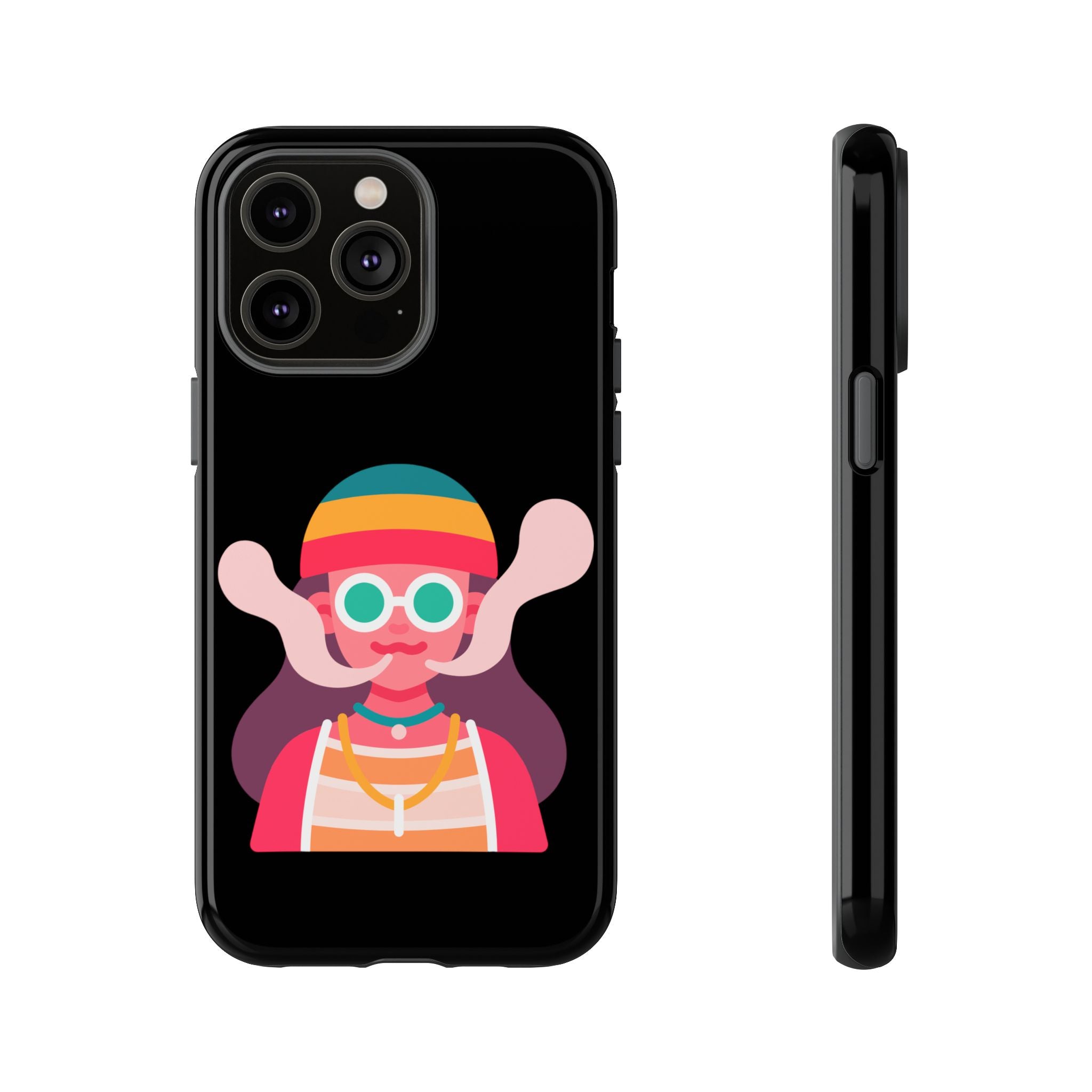 Black with Lil Stoner Tough Cases for iPhones