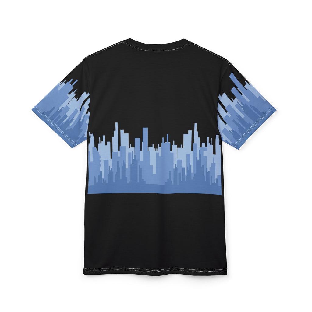 Urban Skyline Unisex Tee, Graphic T-Shirt for City Lovers, Birthday Gift, Casual Wear, Street Style