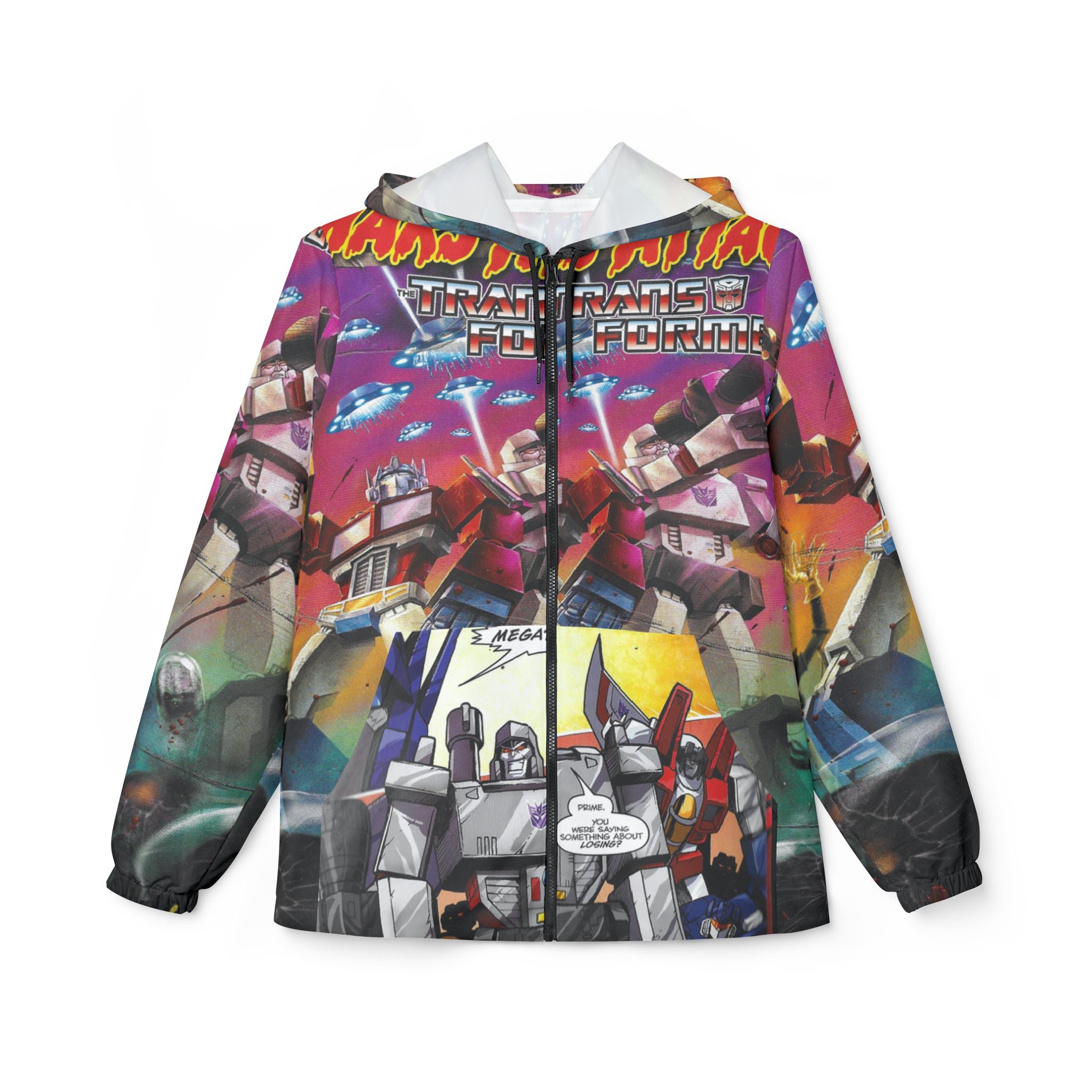 Mars Attacks Transformers Windbreaker Jacket